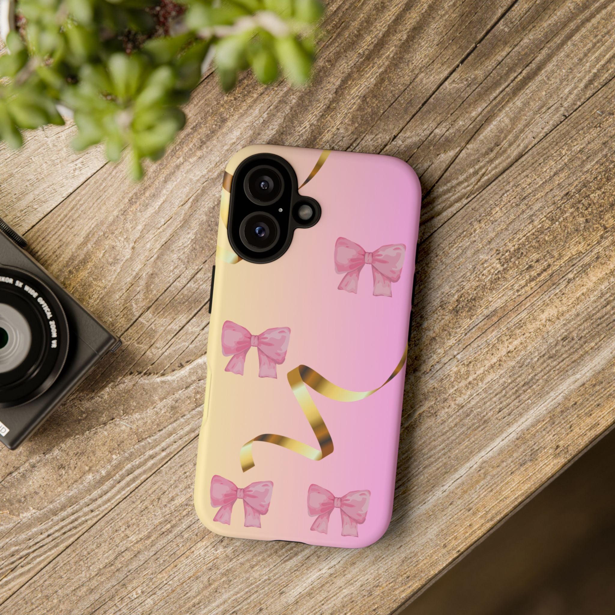 Pink Ribbon Phone Case for Iphone and Android