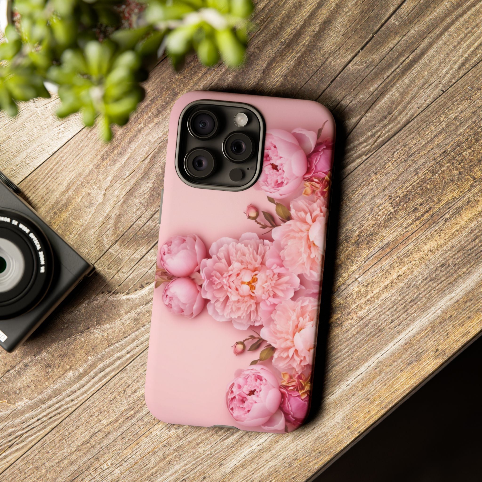 Pink Peony Phone Cases for Iphone and Android