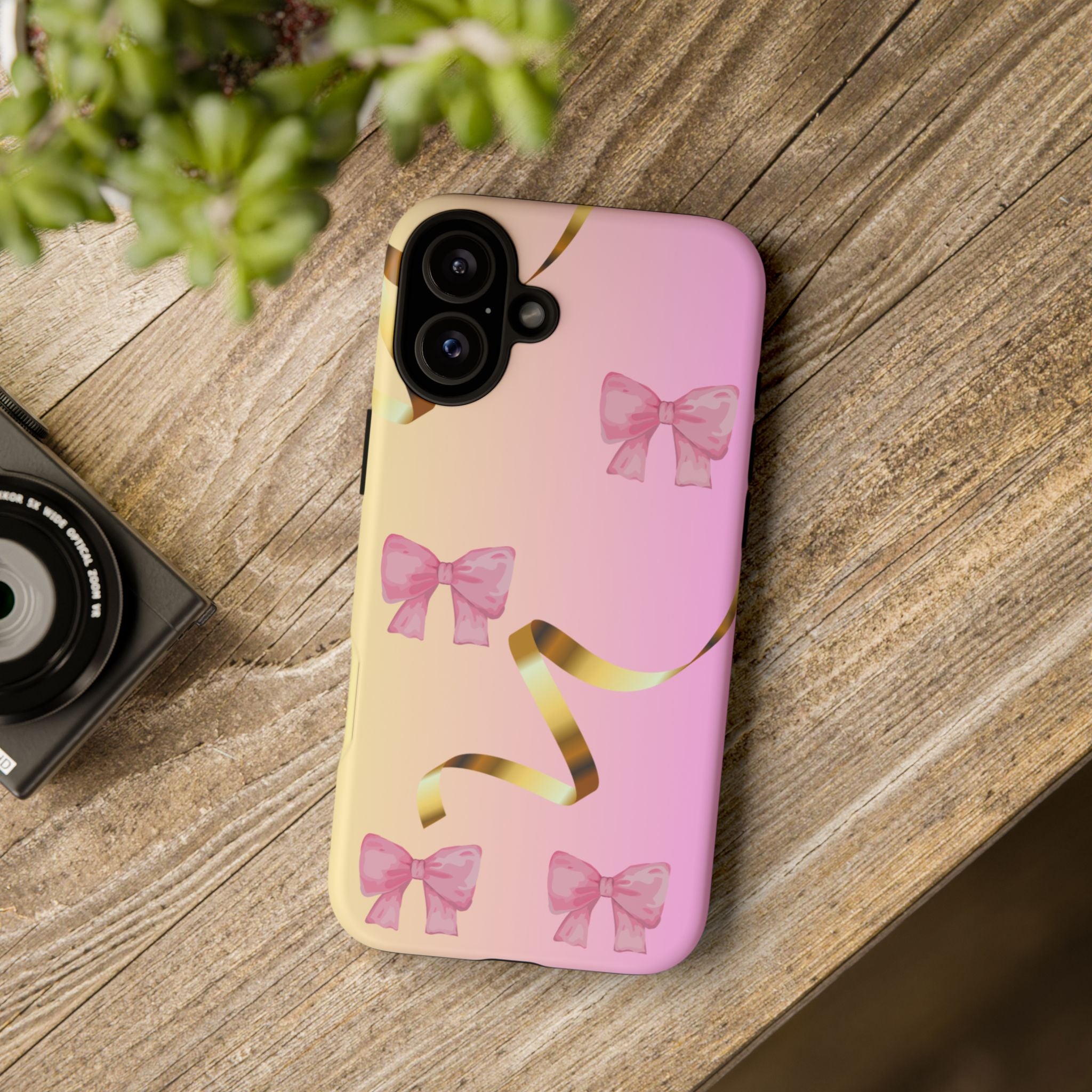Pink Ribbon Phone Case for Iphone and Android