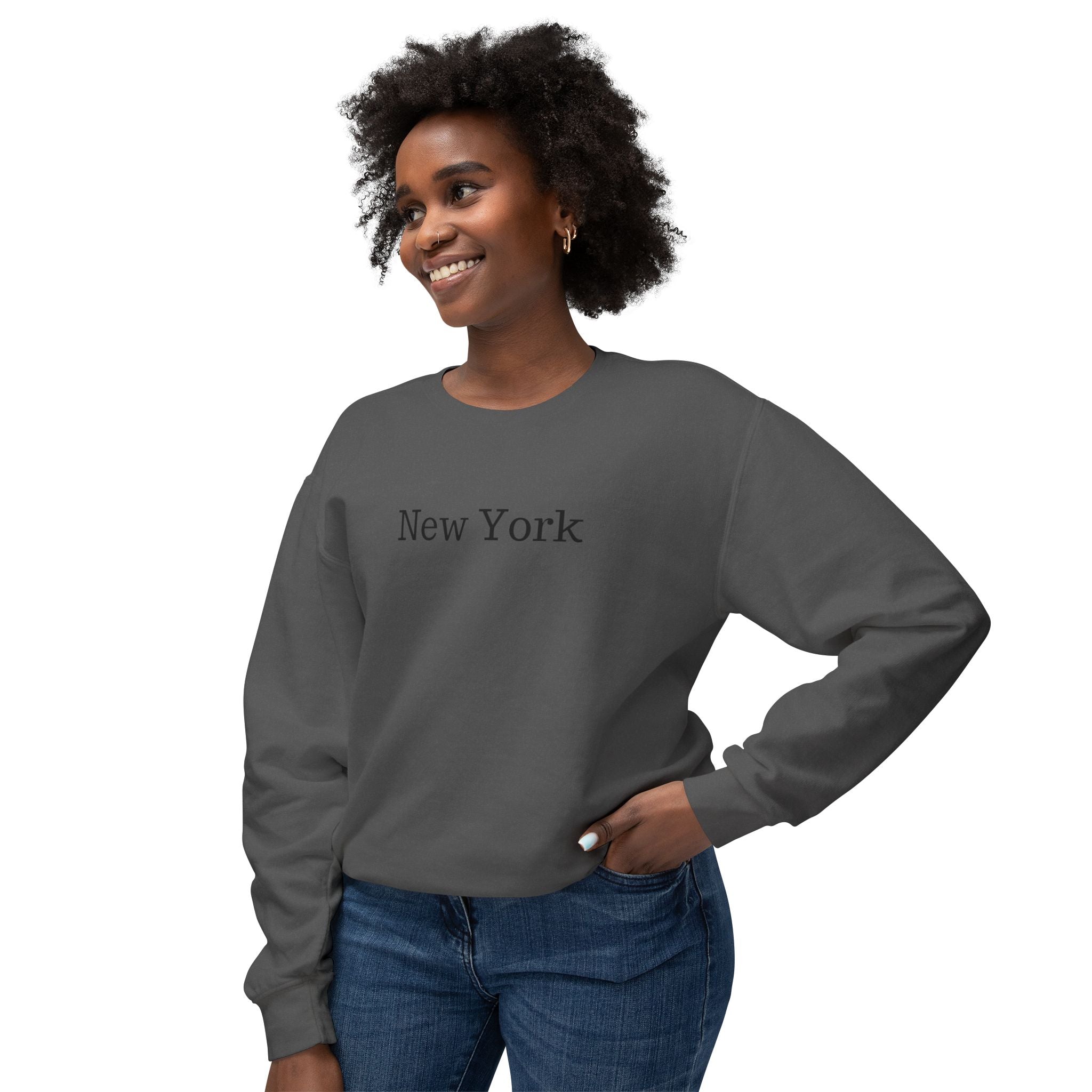 New York Lightweight Crewneck Sweatshirt, Unisex
