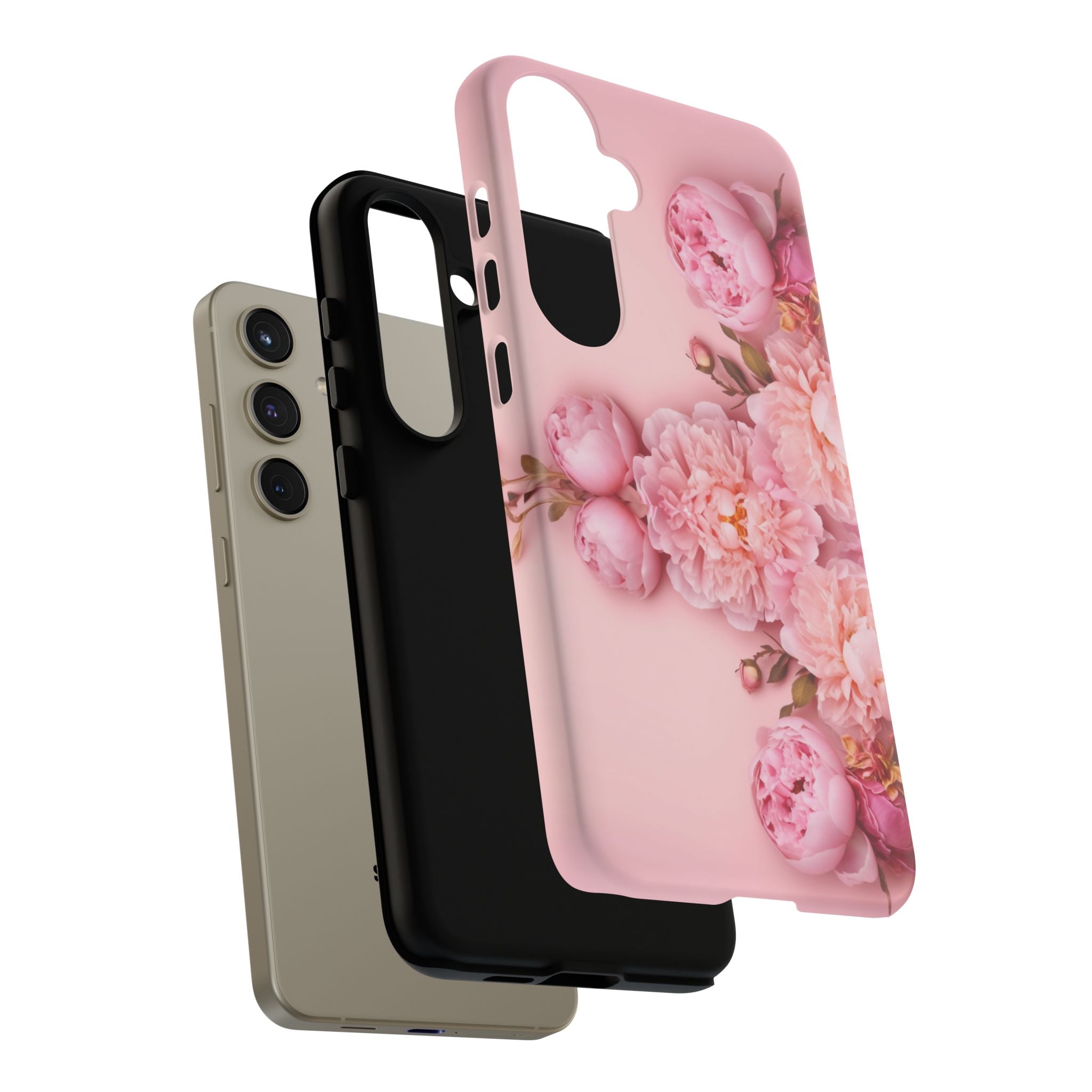 Pink Peony Phone Cases for Iphone and Android