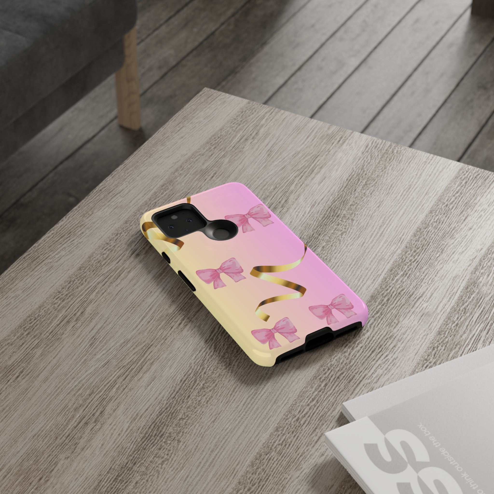 Pink Ribbon Phone Case for Iphone and Android