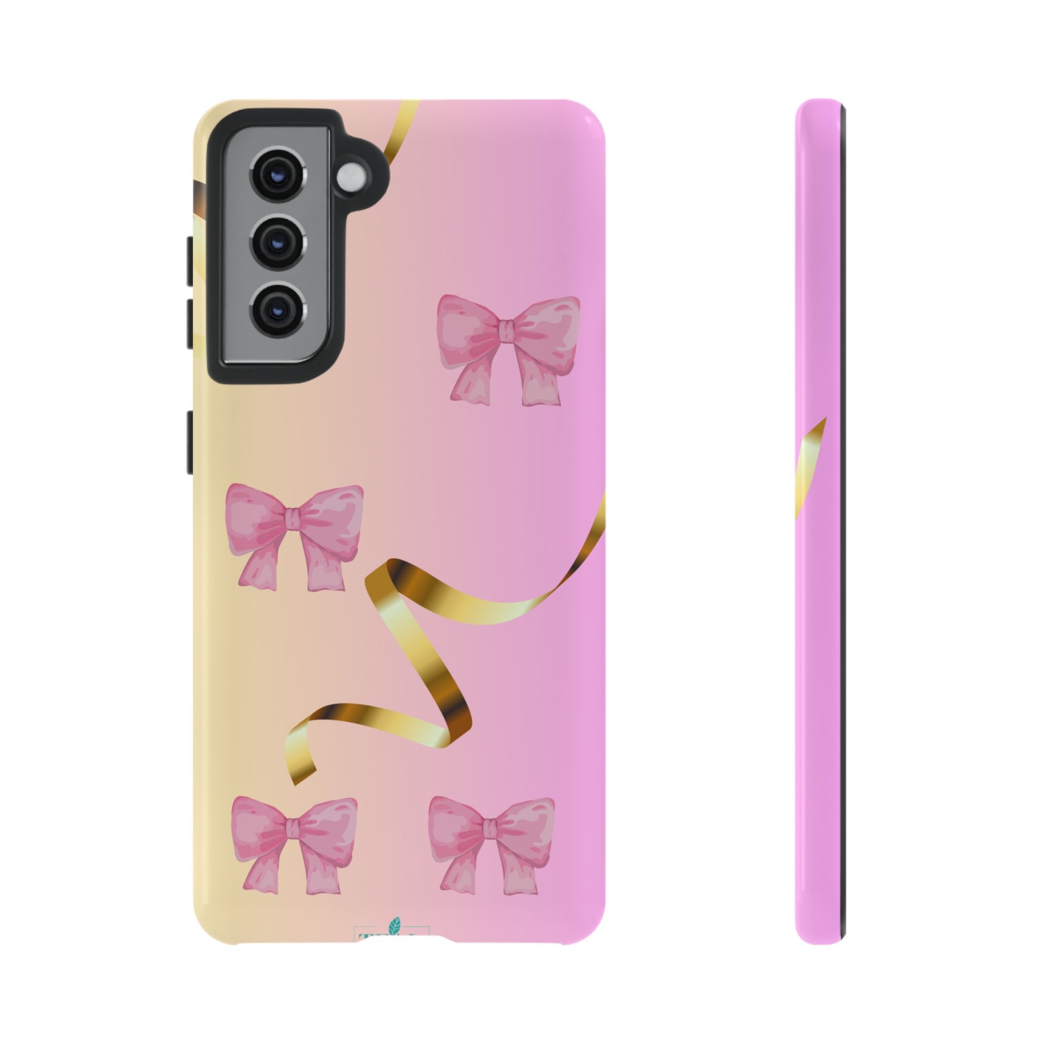 Pink Ribbon Phone Case for Iphone and Android