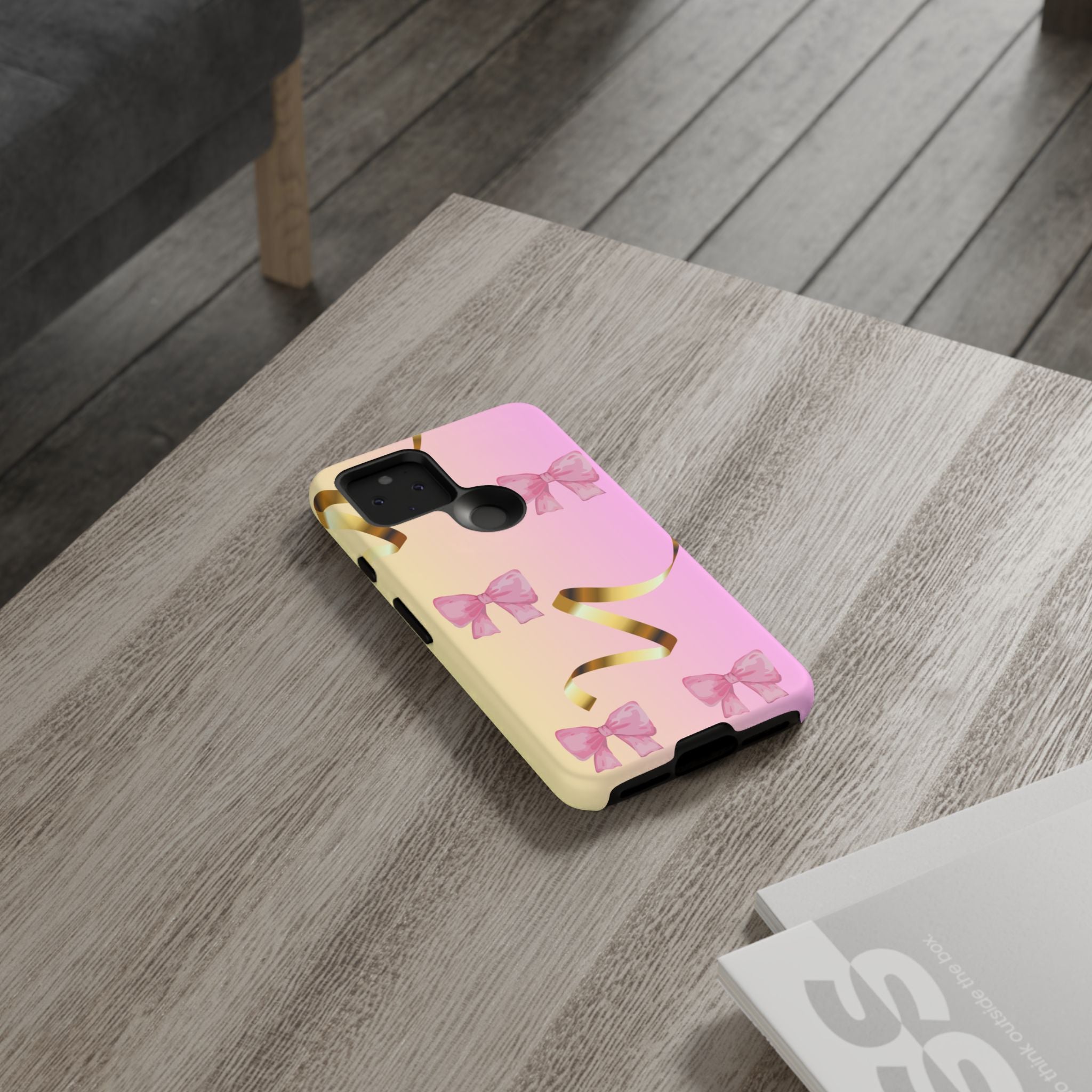 Pink Ribbon Phone Case for Iphone and Android