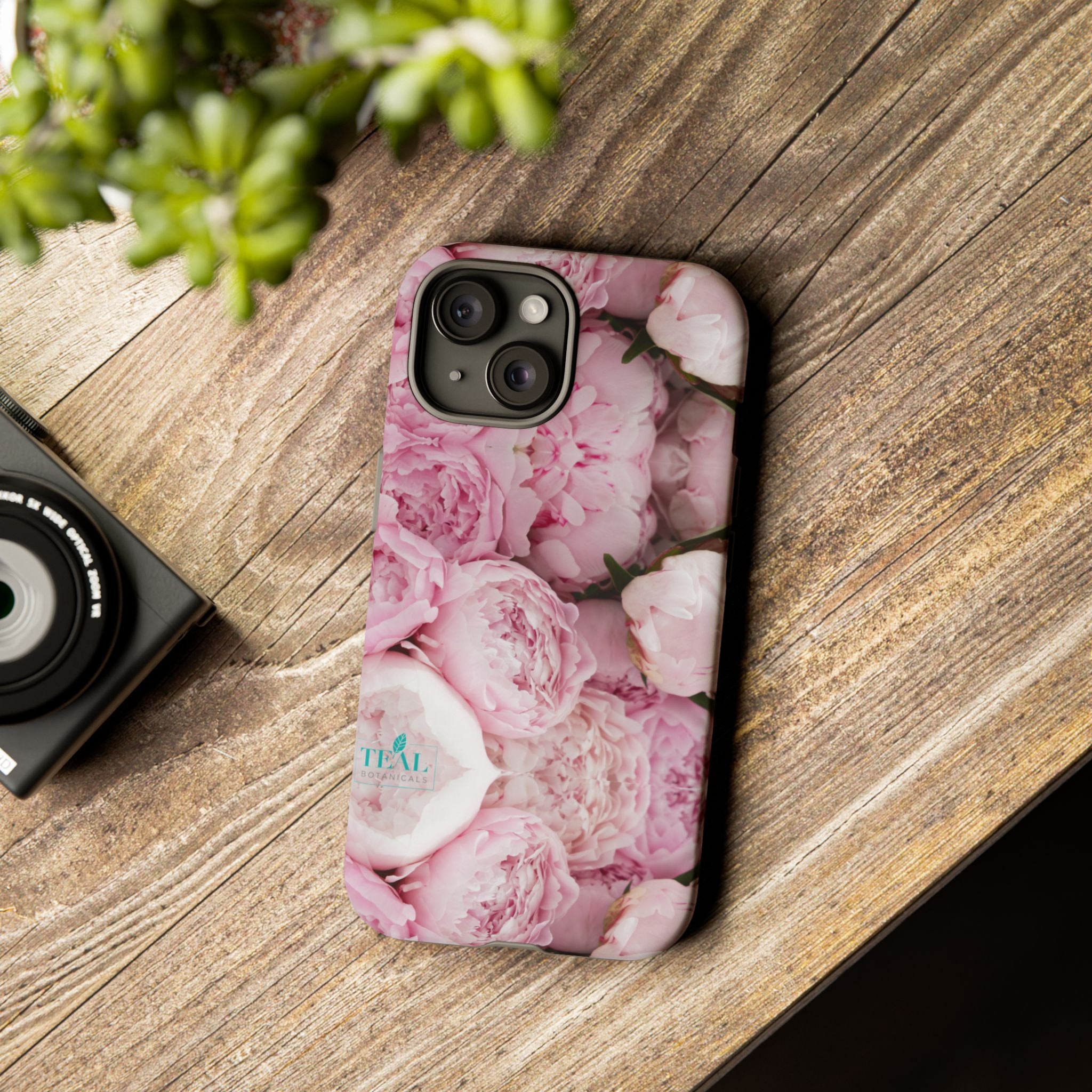Pink Peonies Bouquet Phone Case Iphone and Android