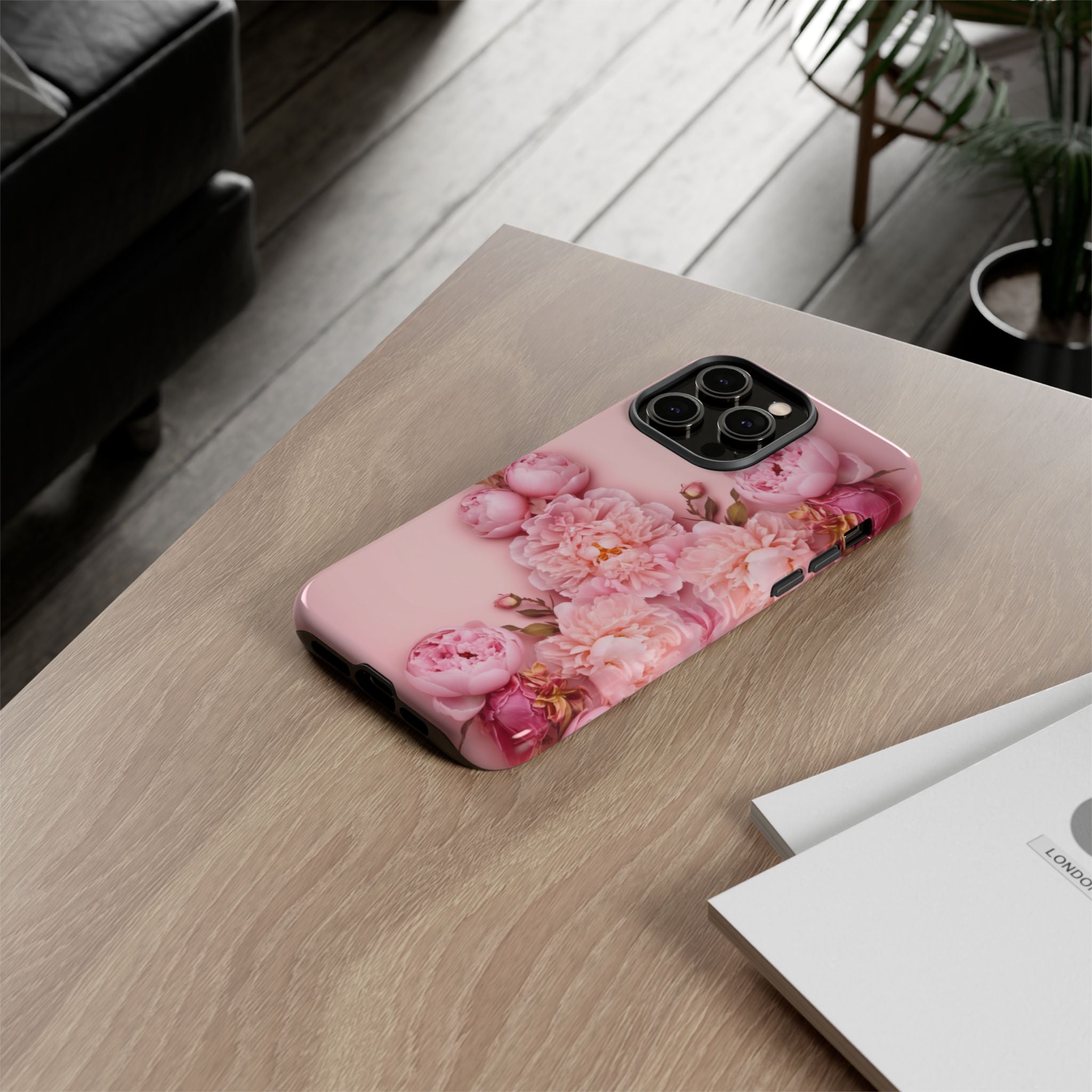 Pink Peony Phone Cases for Iphone and Android