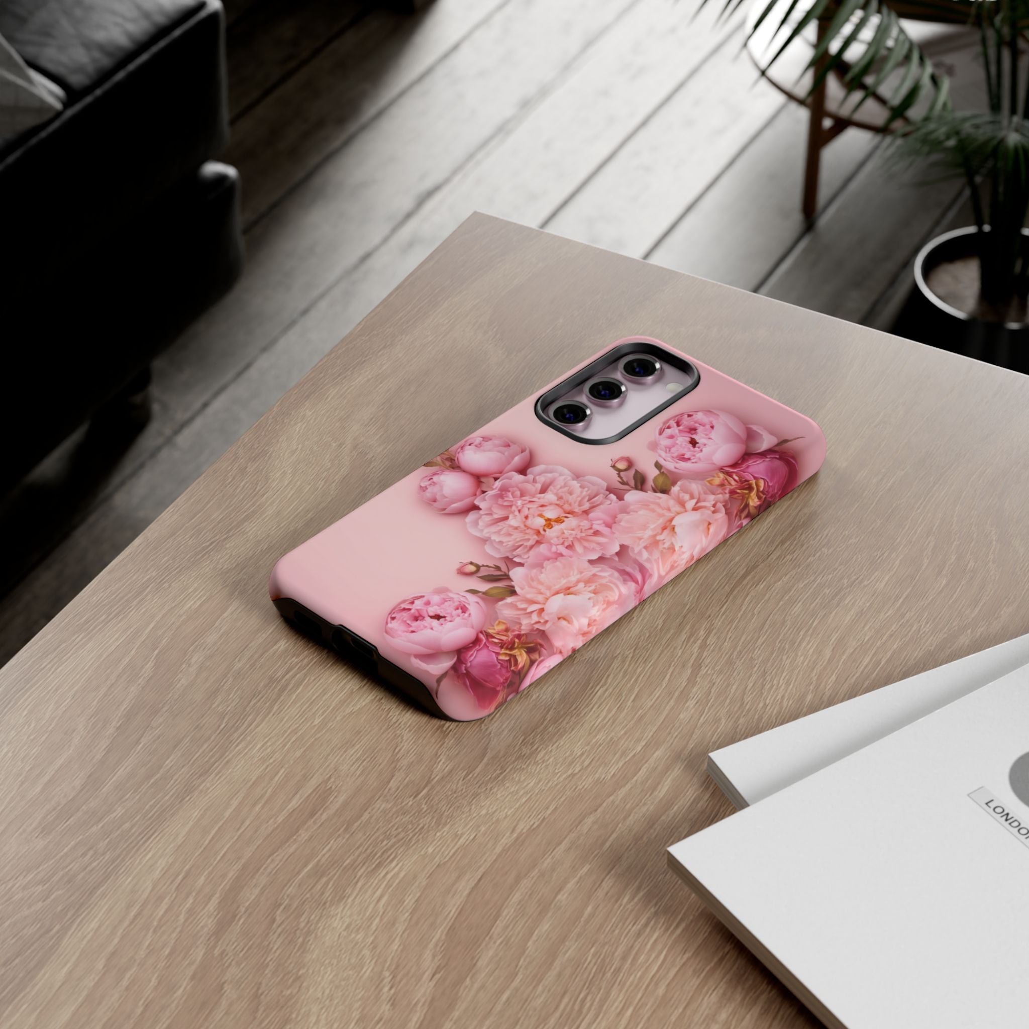 Pink Peony Phone Cases for Iphone and Android