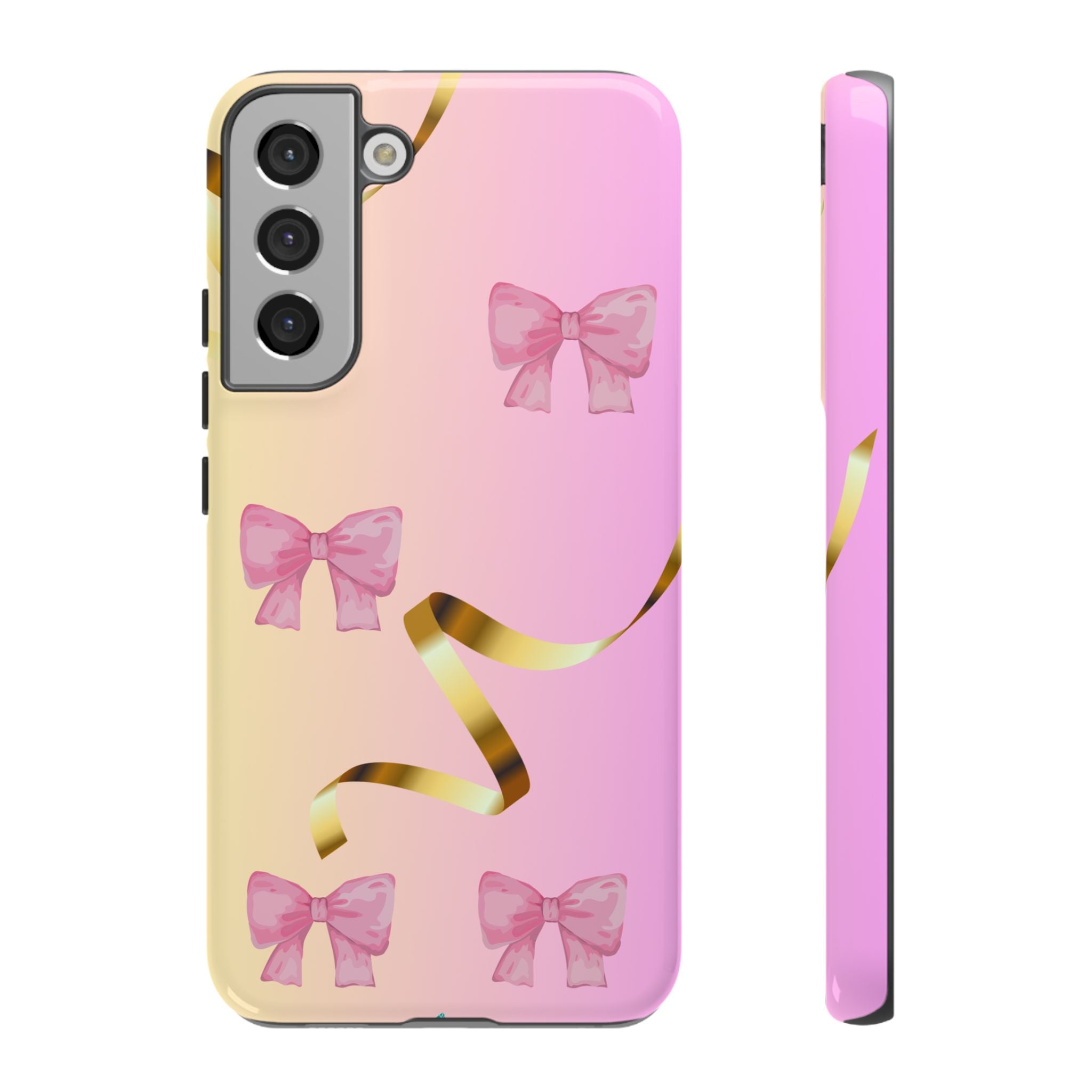 Pink Ribbon Phone Case for Iphone and Android