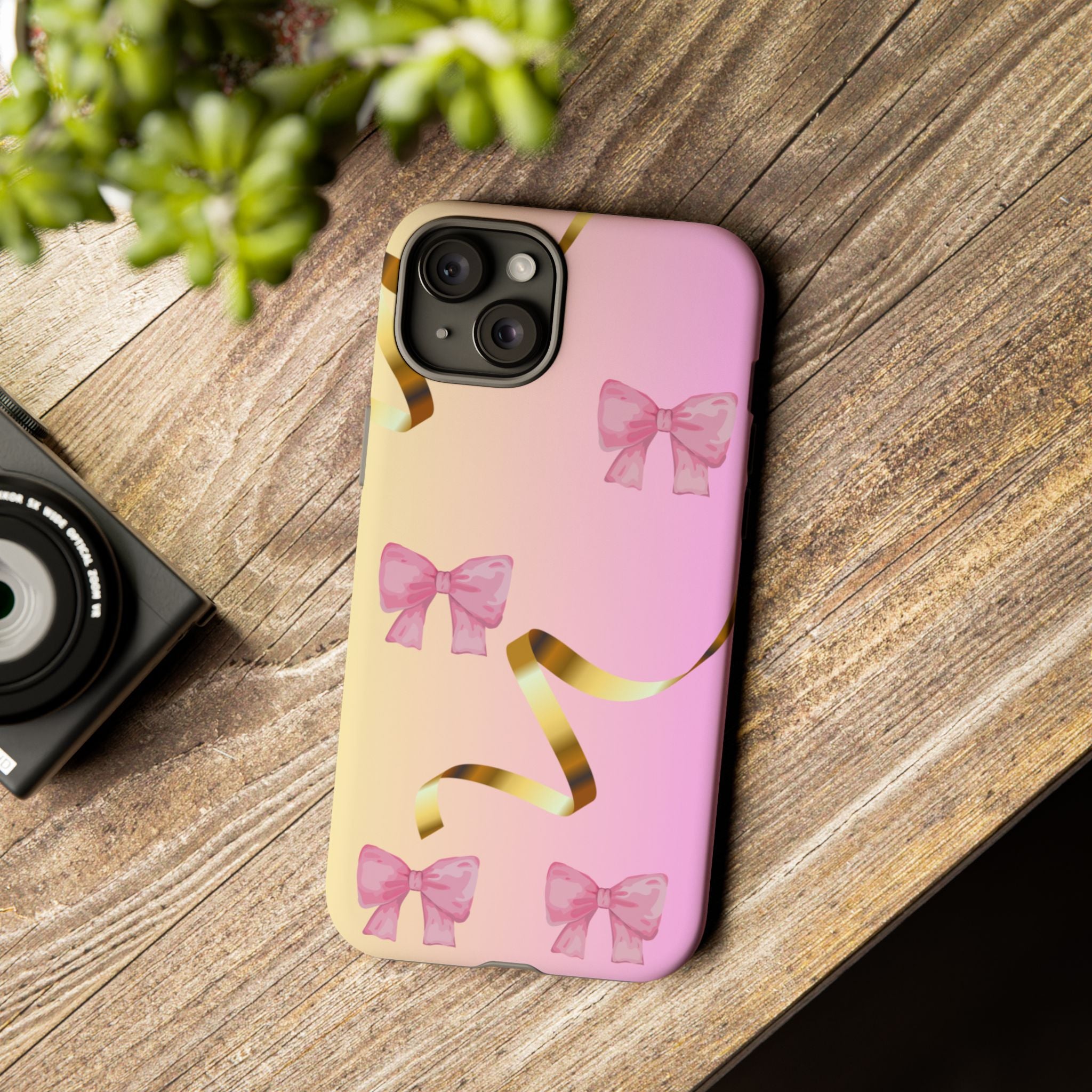 Pink Ribbon Phone Case for Iphone and Android