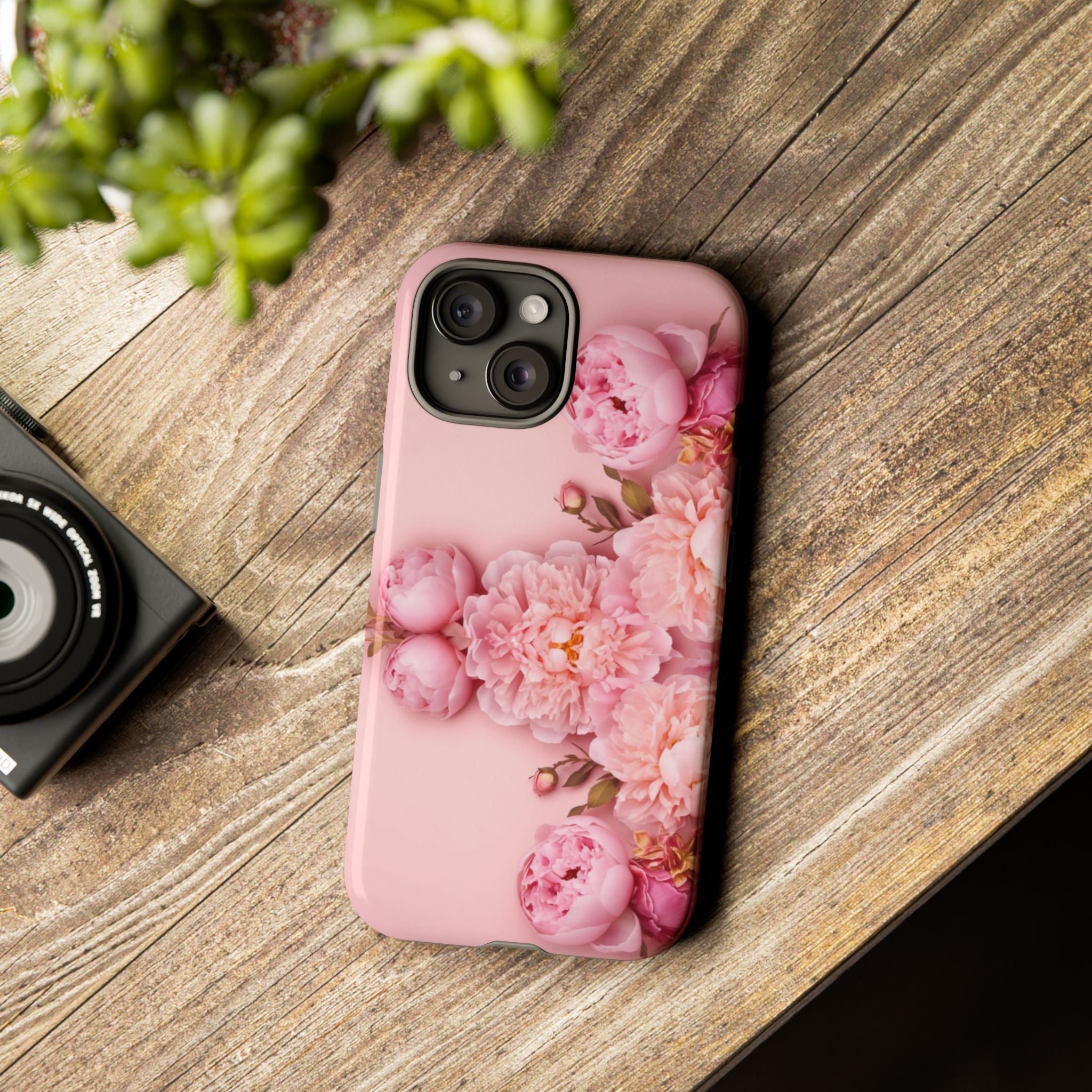 Pink Peony Phone Cases for Iphone and Android