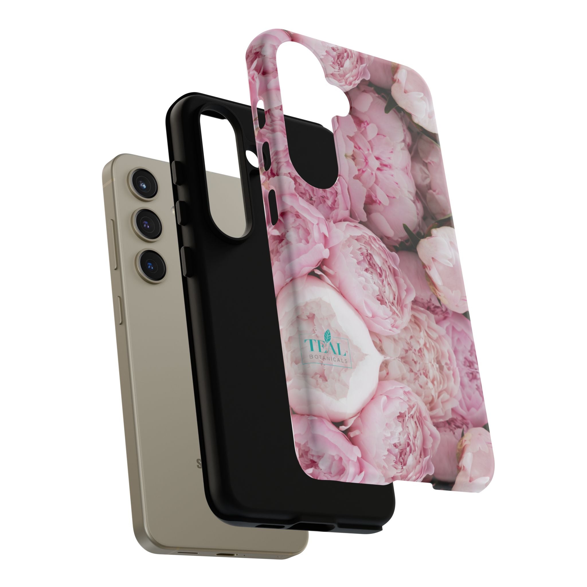 Pink Peonies Bouquet Phone Case Iphone and Android