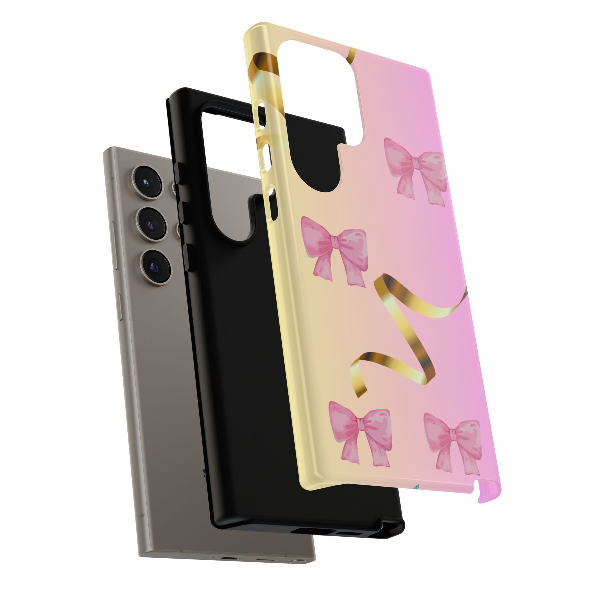 Pink Ribbon Phone Case for Iphone and Android