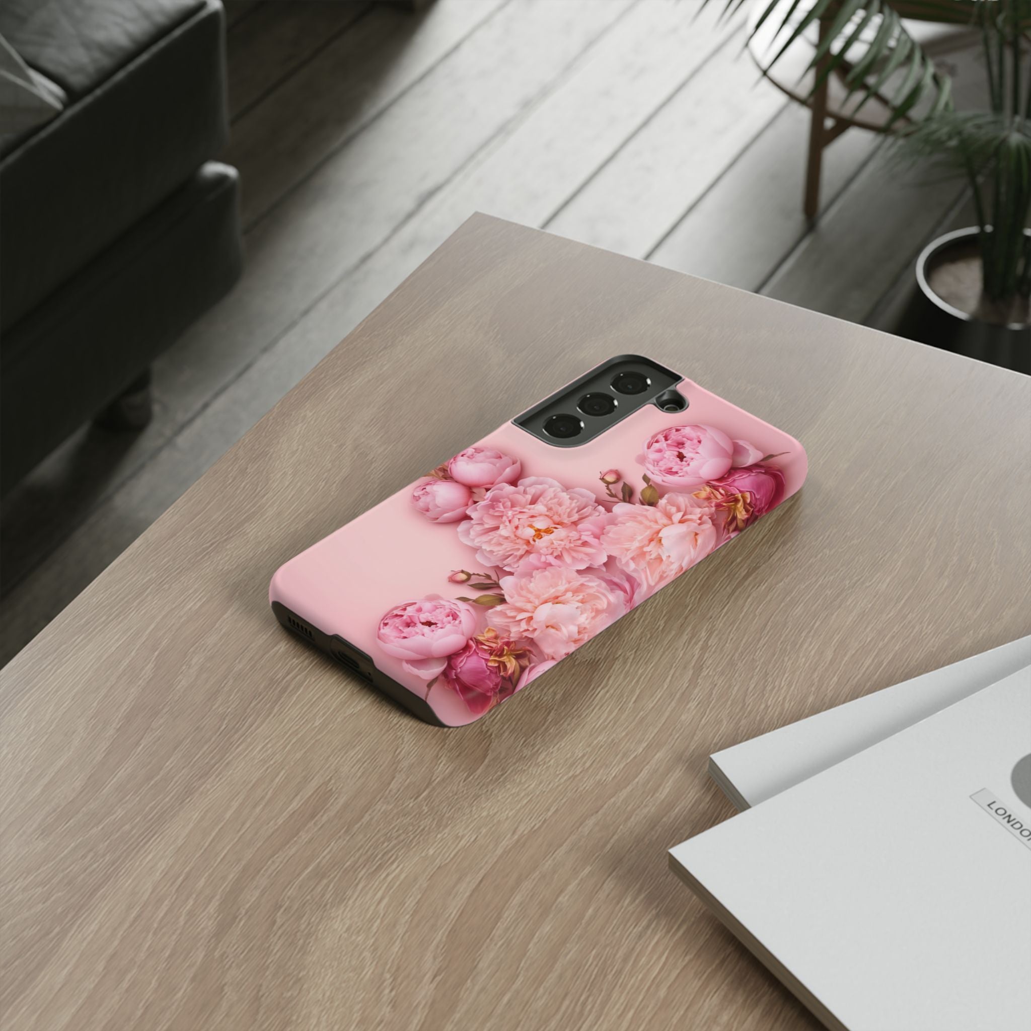 Pink Peony Phone Cases for Iphone and Android