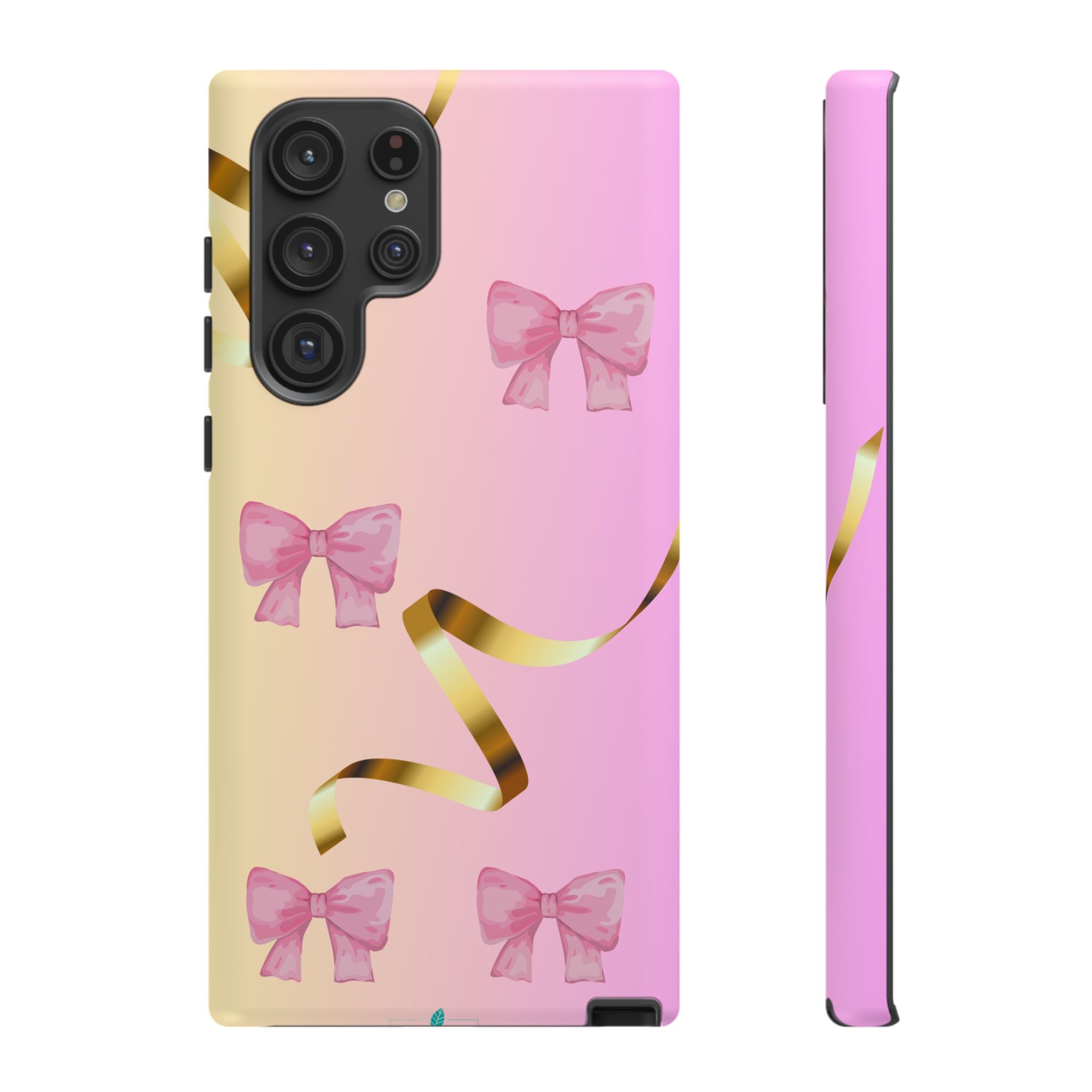 Pink Ribbon Phone Case for Iphone and Android