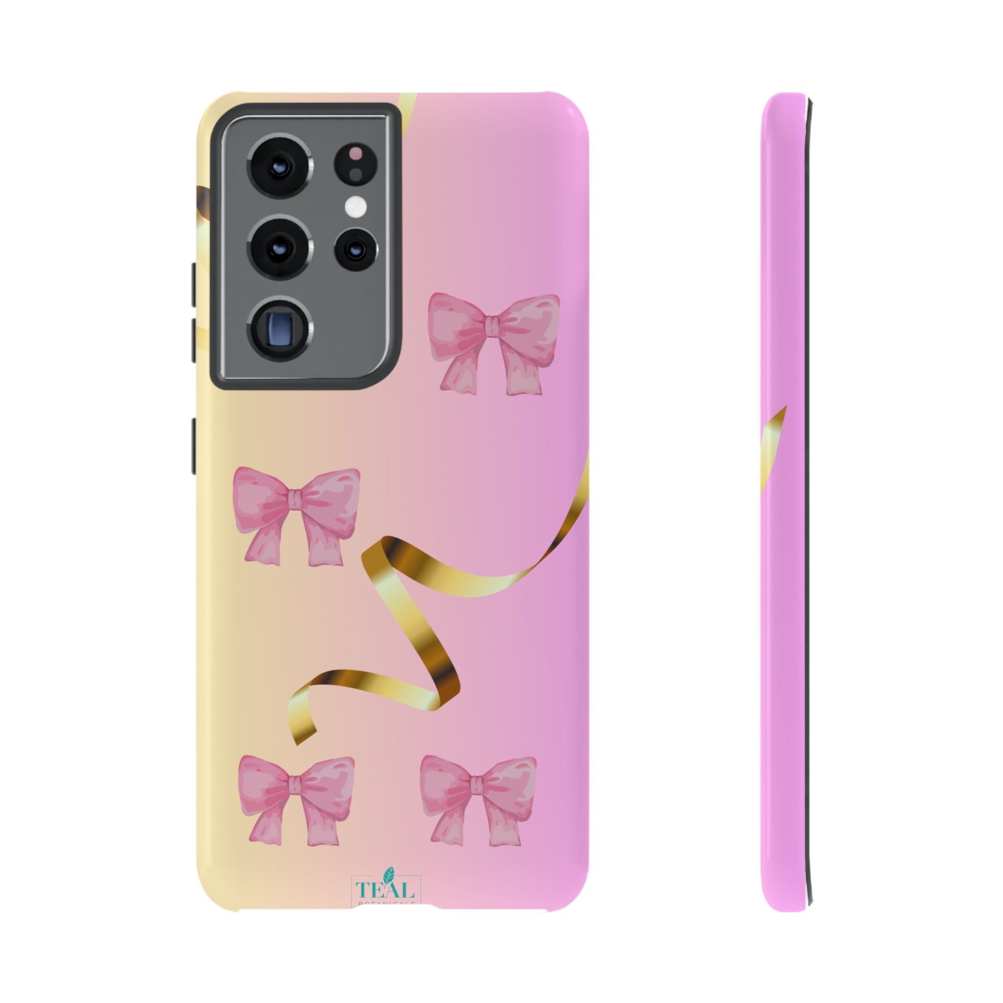 Pink Ribbon Phone Case for Iphone and Android