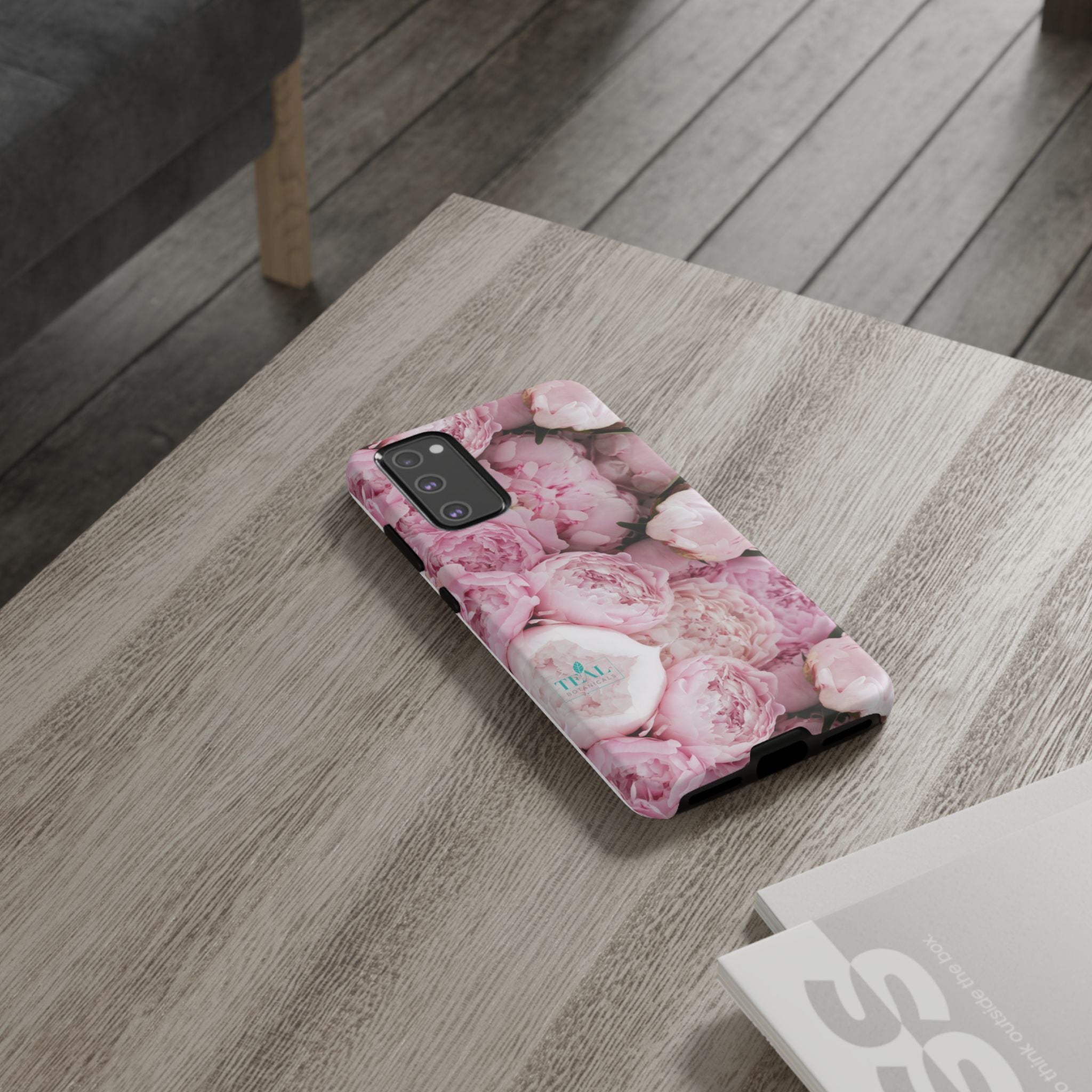 Pink Peonies Bouquet Phone Case Iphone and Android