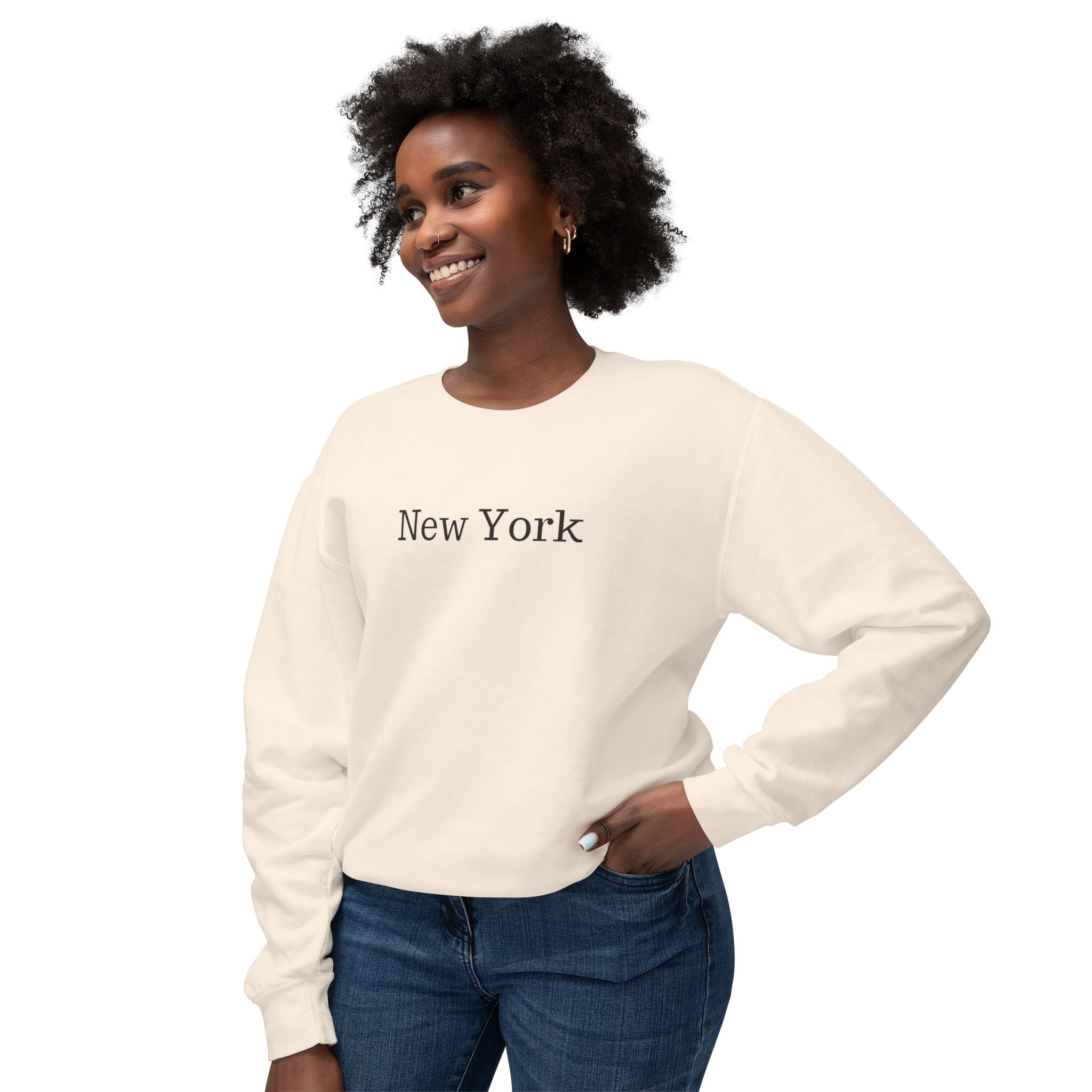 New York Lightweight Crewneck Sweatshirt, Unisex