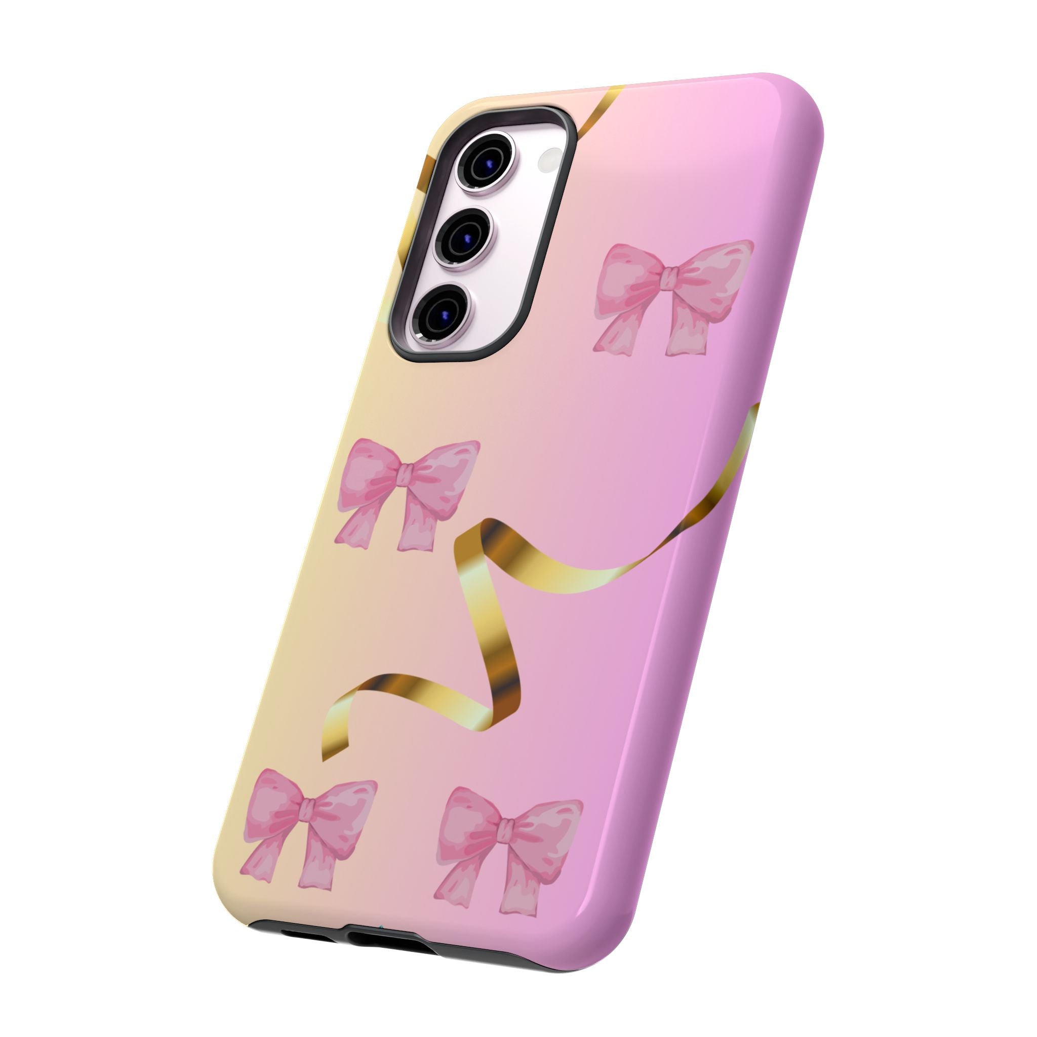 Pink Ribbon Phone Case for Iphone and Android