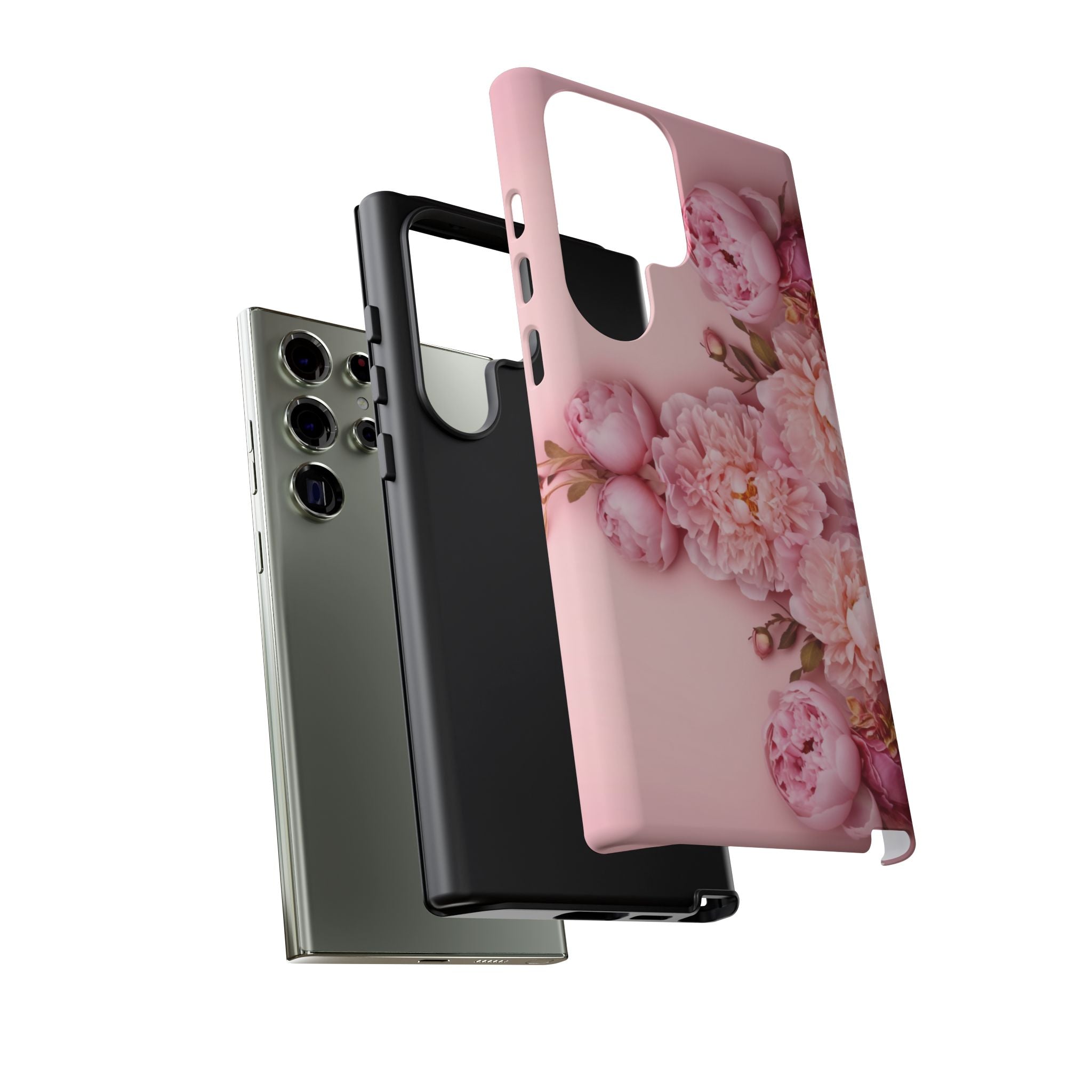 Pink Peony Phone Cases for Iphone and Android