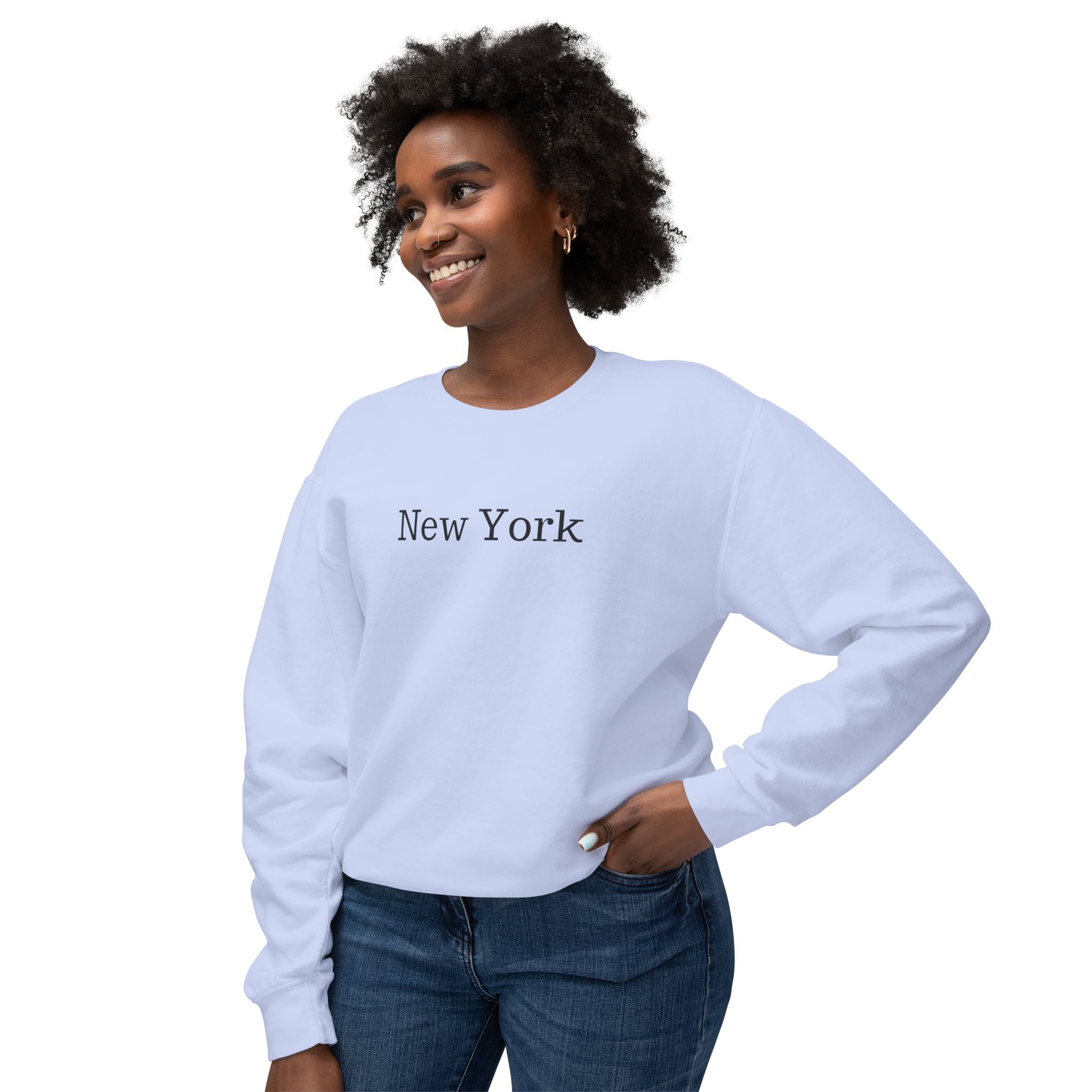 New York Lightweight Crewneck Sweatshirt, Unisex