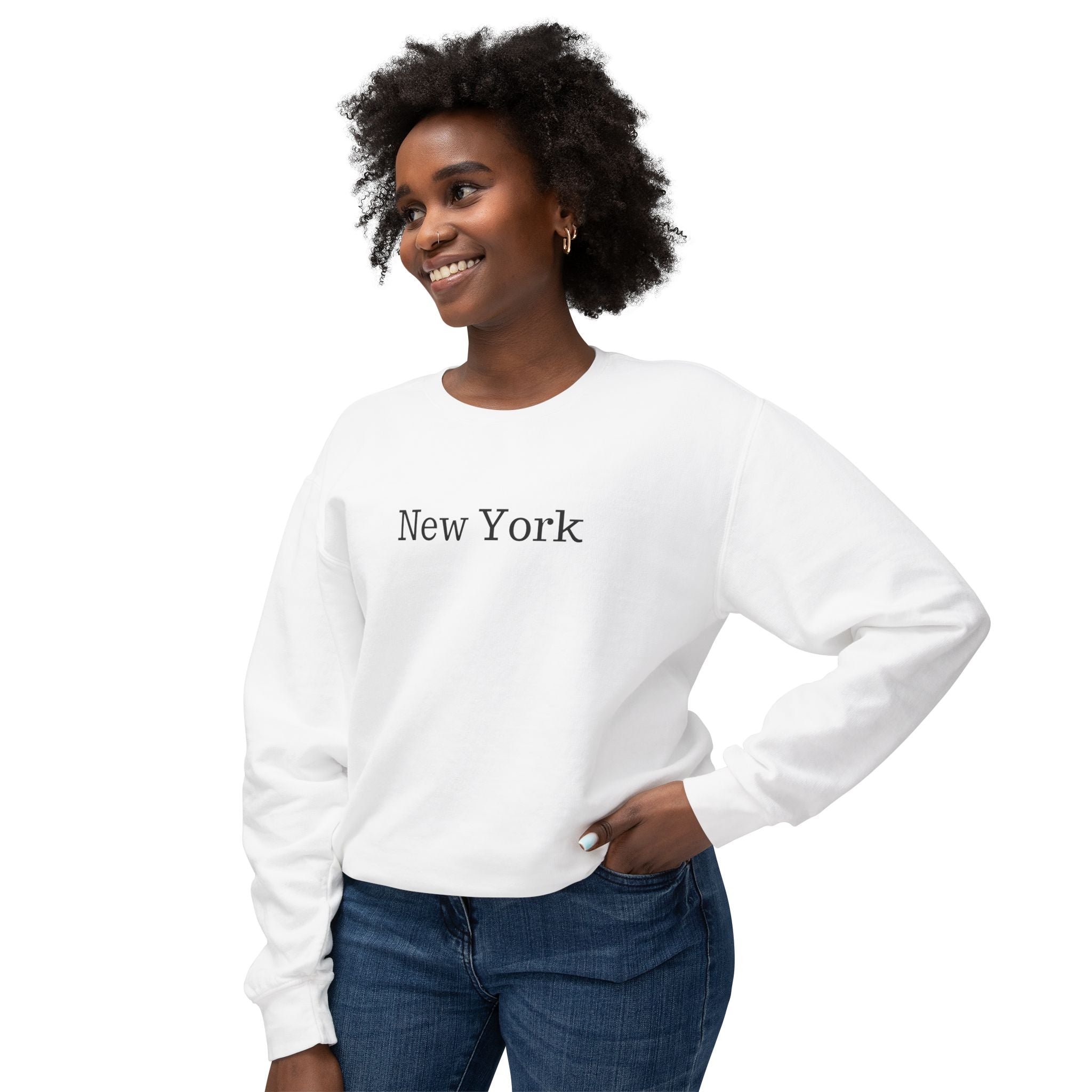 New York Lightweight Crewneck Sweatshirt, Unisex