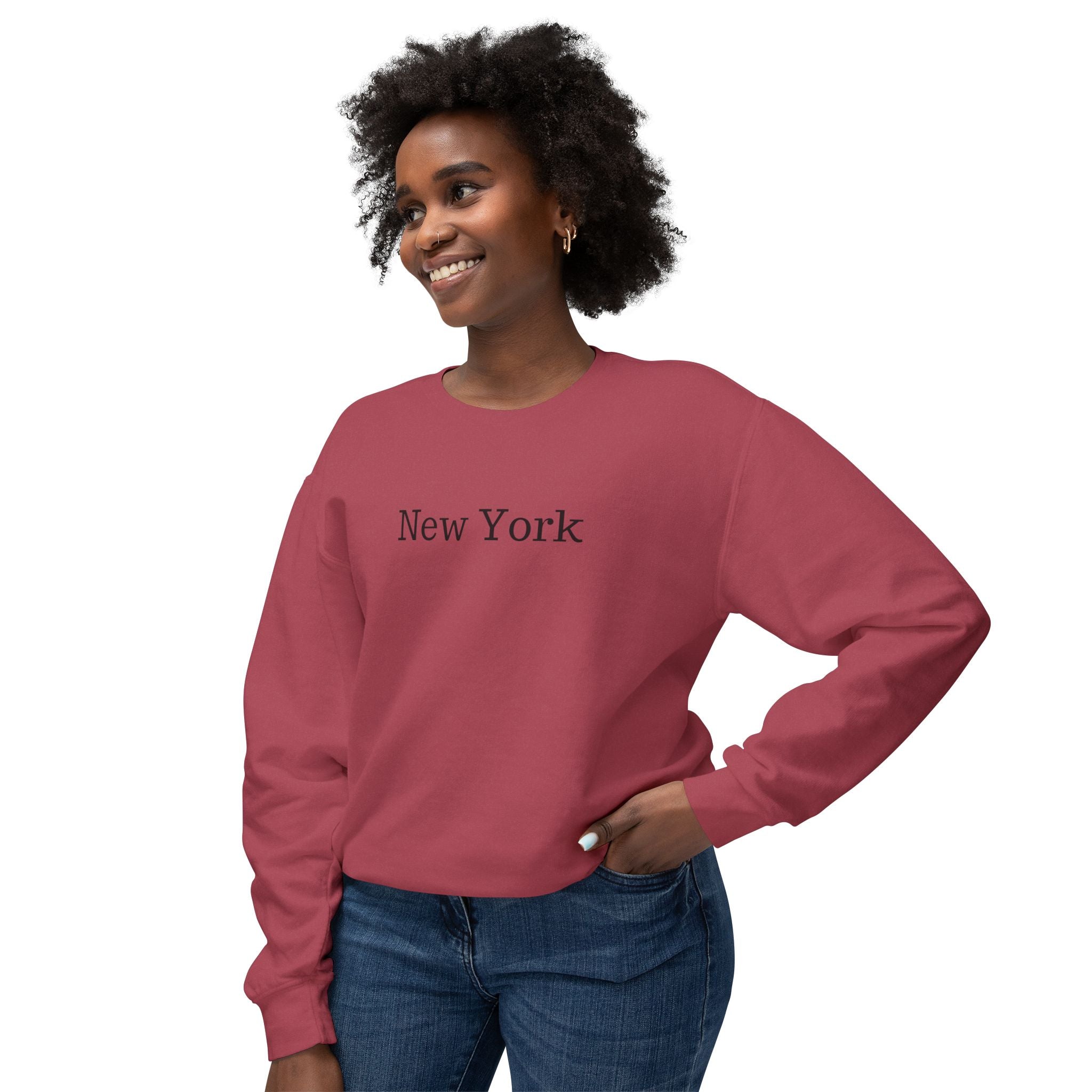 New York Lightweight Crewneck Sweatshirt, Unisex