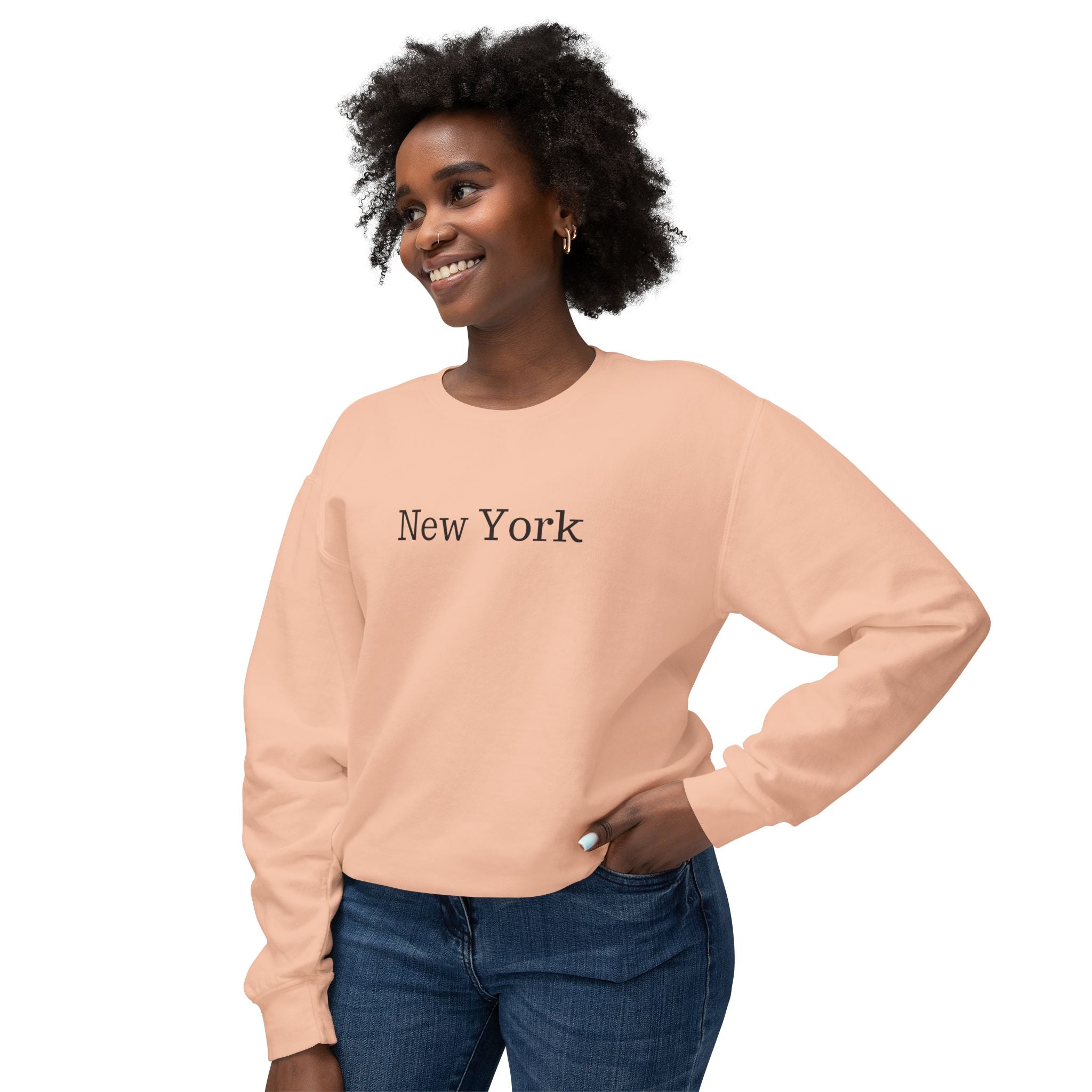 New York Lightweight Crewneck Sweatshirt, Unisex