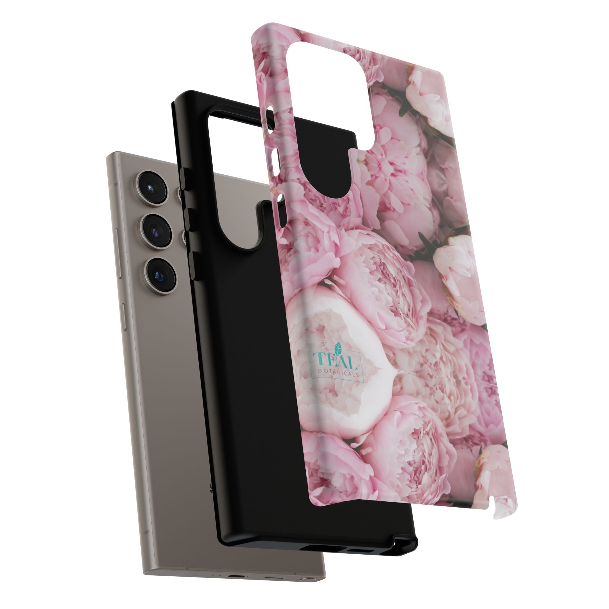 Pink Peonies Bouquet Phone Case Iphone and Android