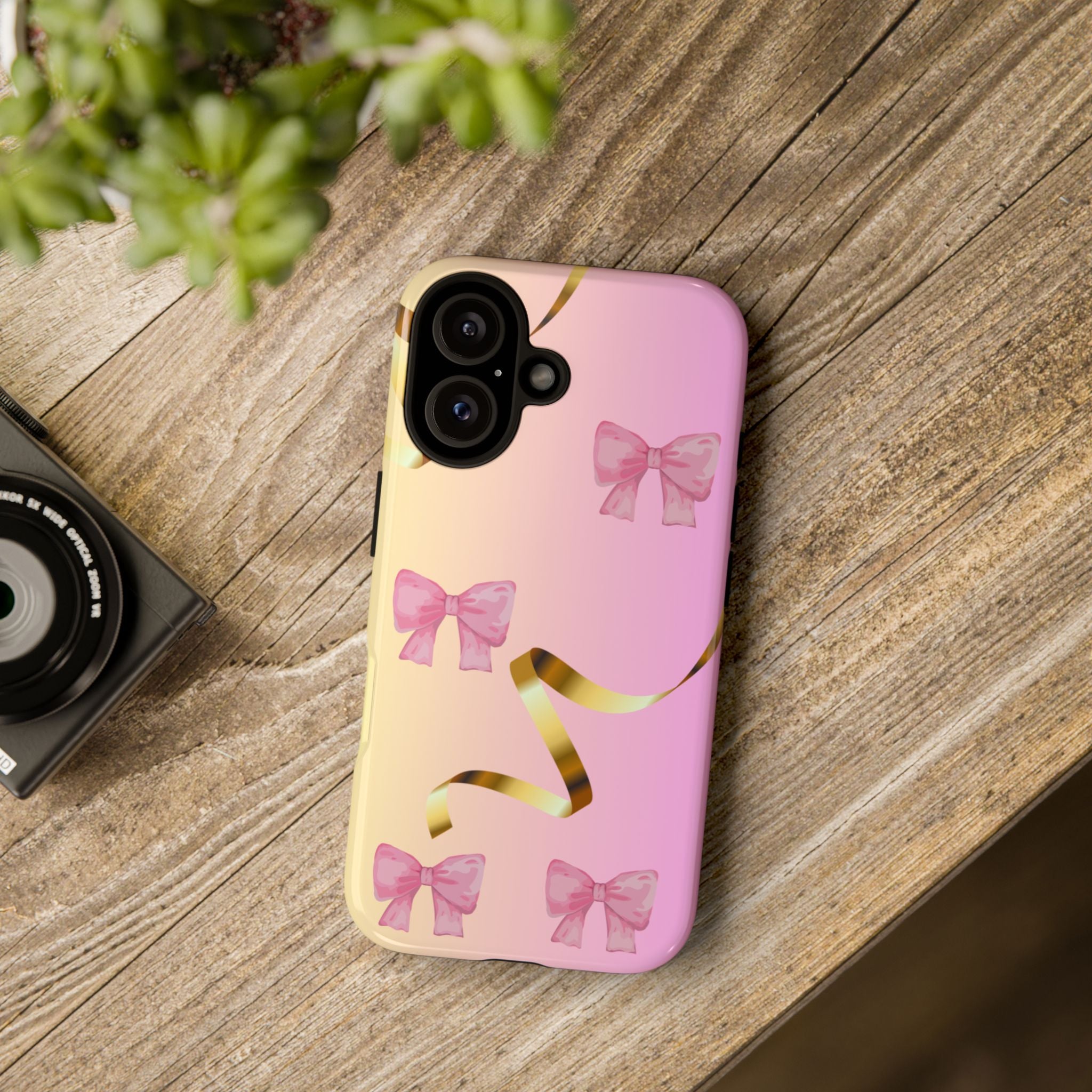 Pink Ribbon Phone Case for Iphone and Android