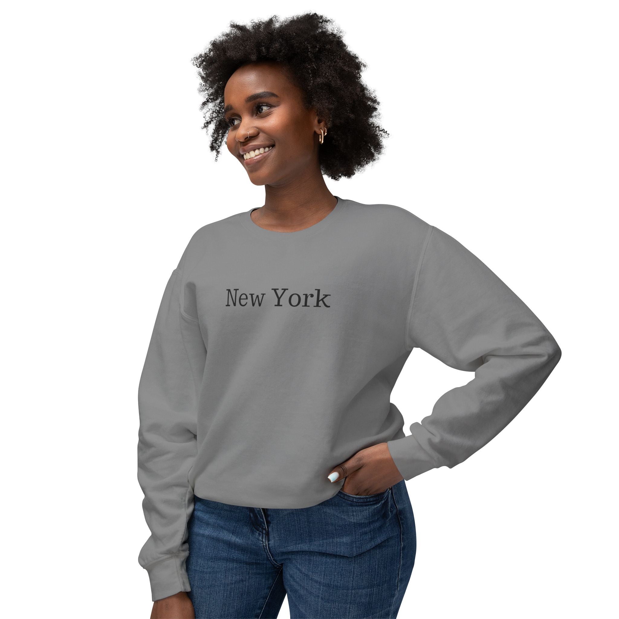 New York Lightweight Crewneck Sweatshirt, Unisex