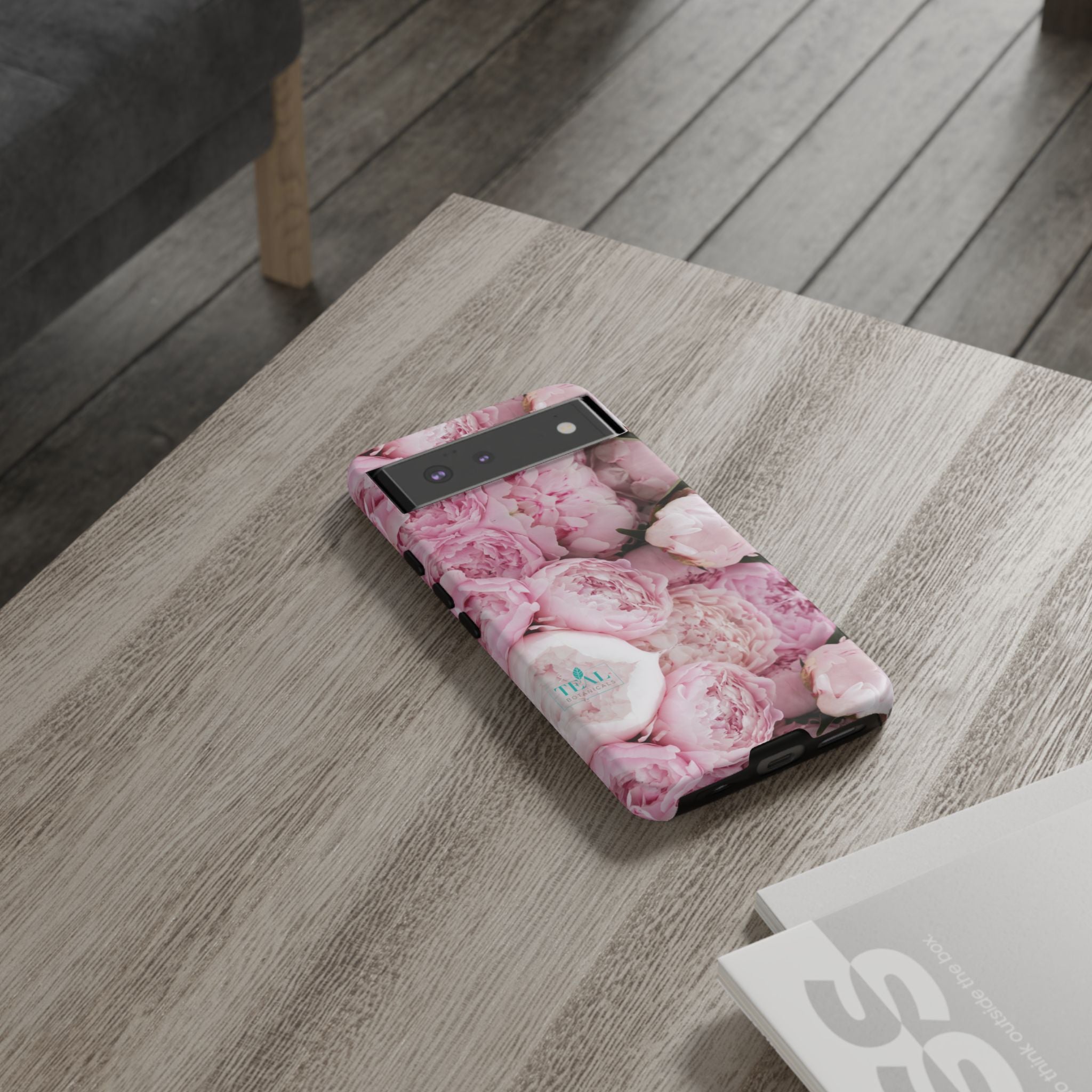 Pink Peonies Bouquet Phone Case Iphone and Android