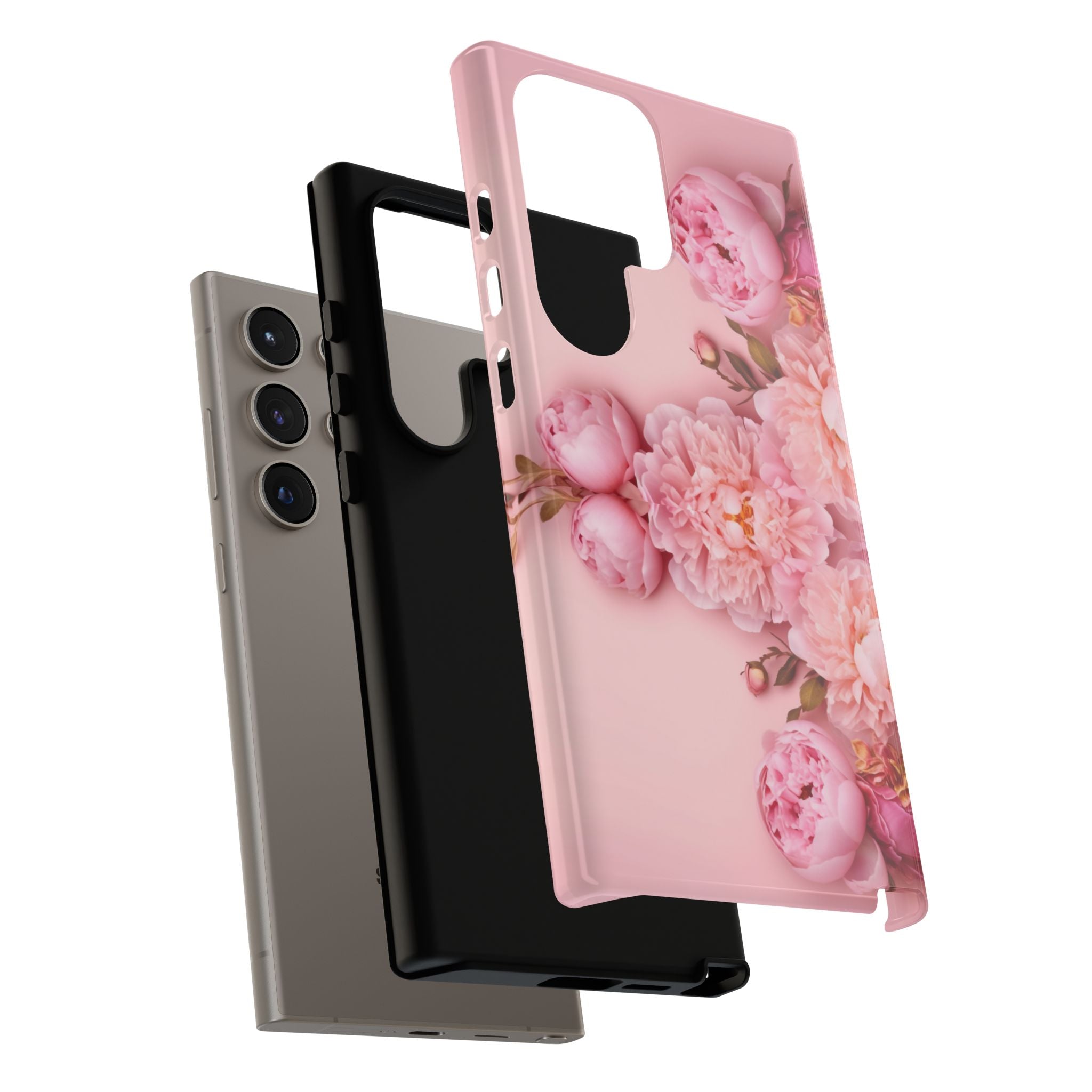 Pink Peony Phone Cases for Iphone and Android