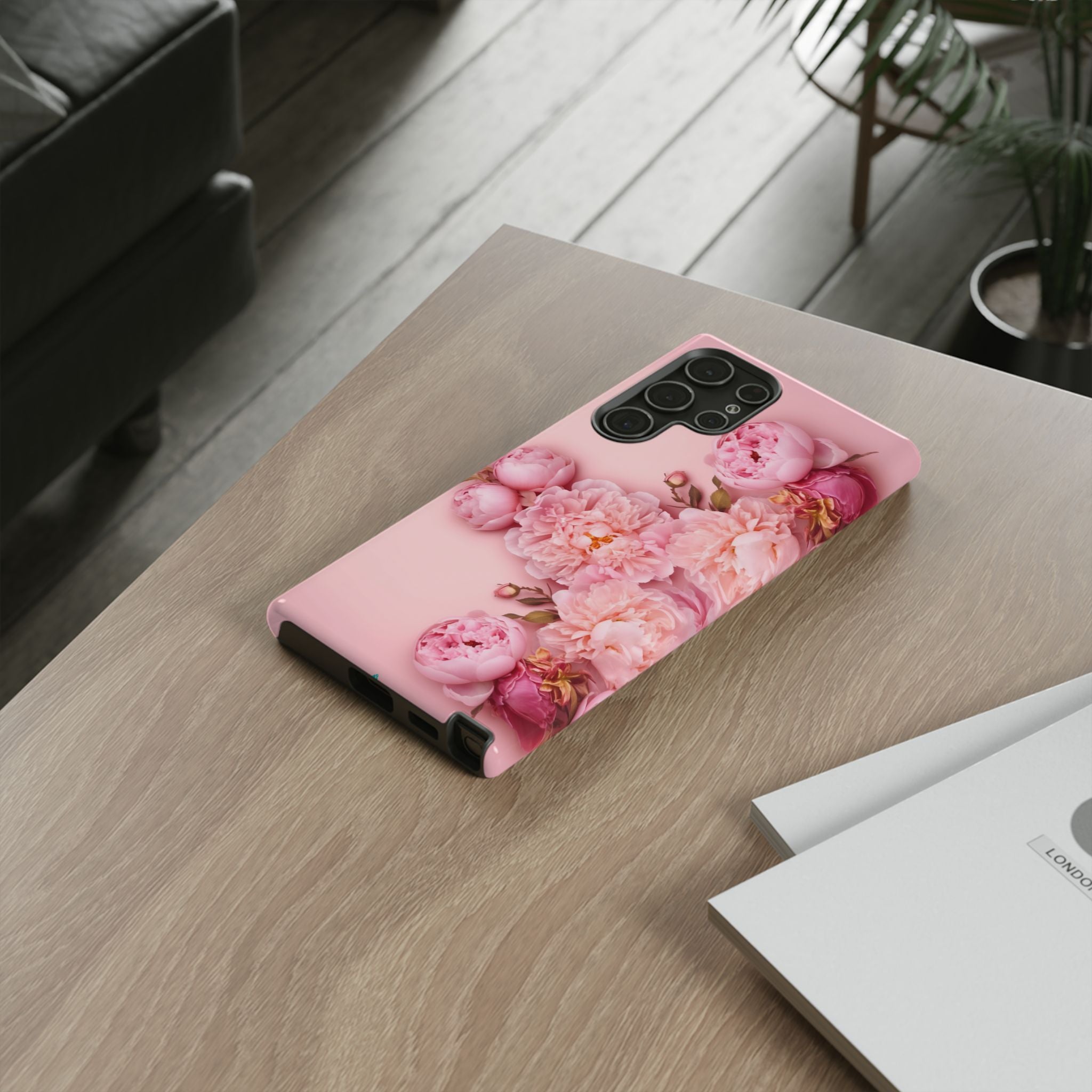 Pink Peony Phone Cases for Iphone and Android