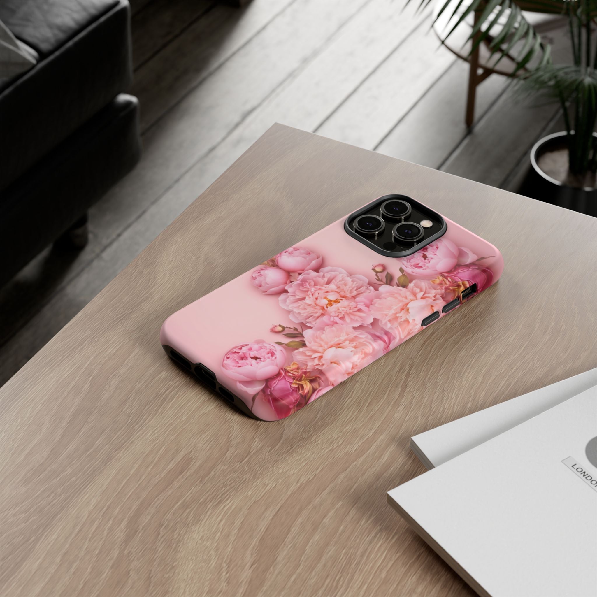 Pink Peony Phone Cases for Iphone and Android