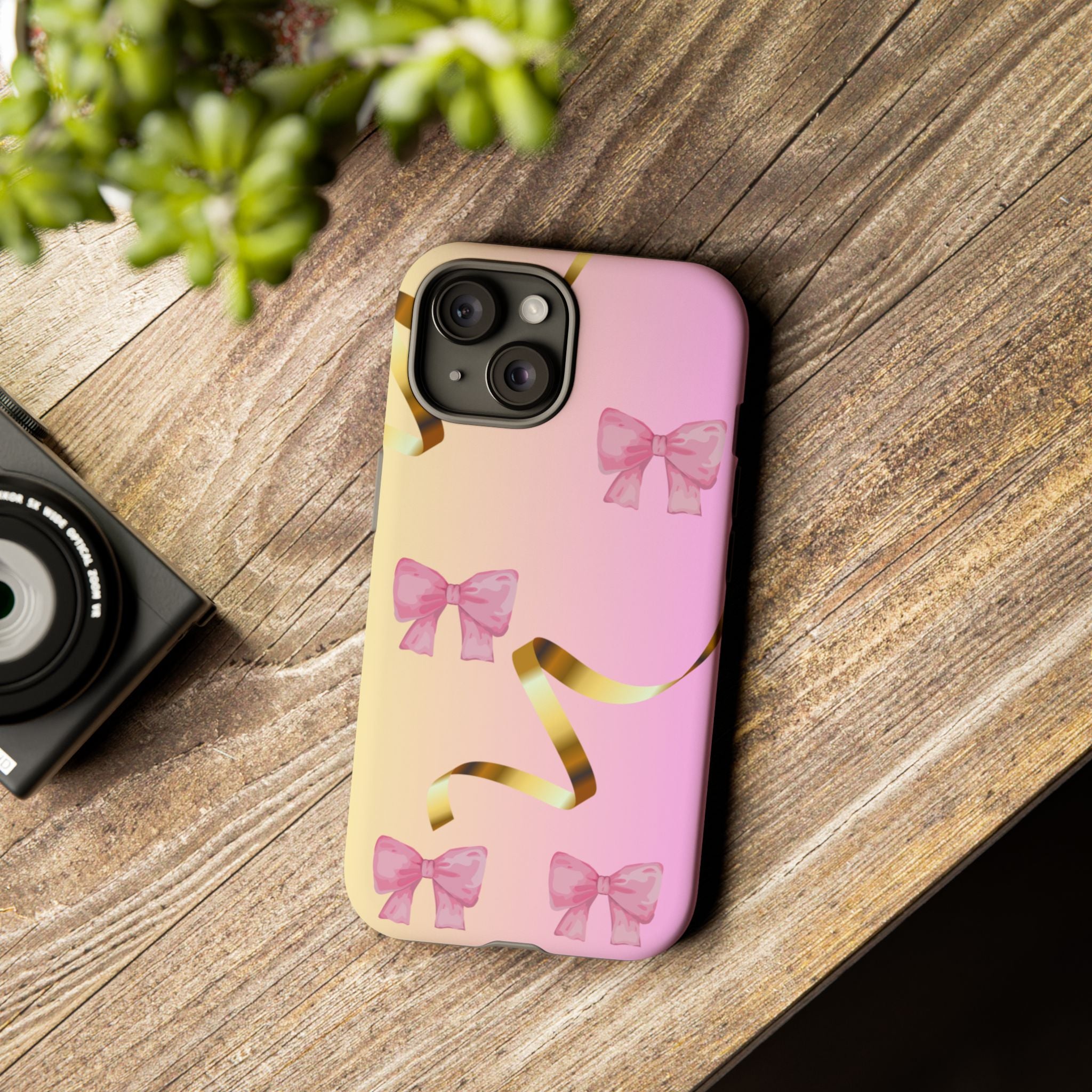 Pink Ribbon Phone Case for Iphone and Android