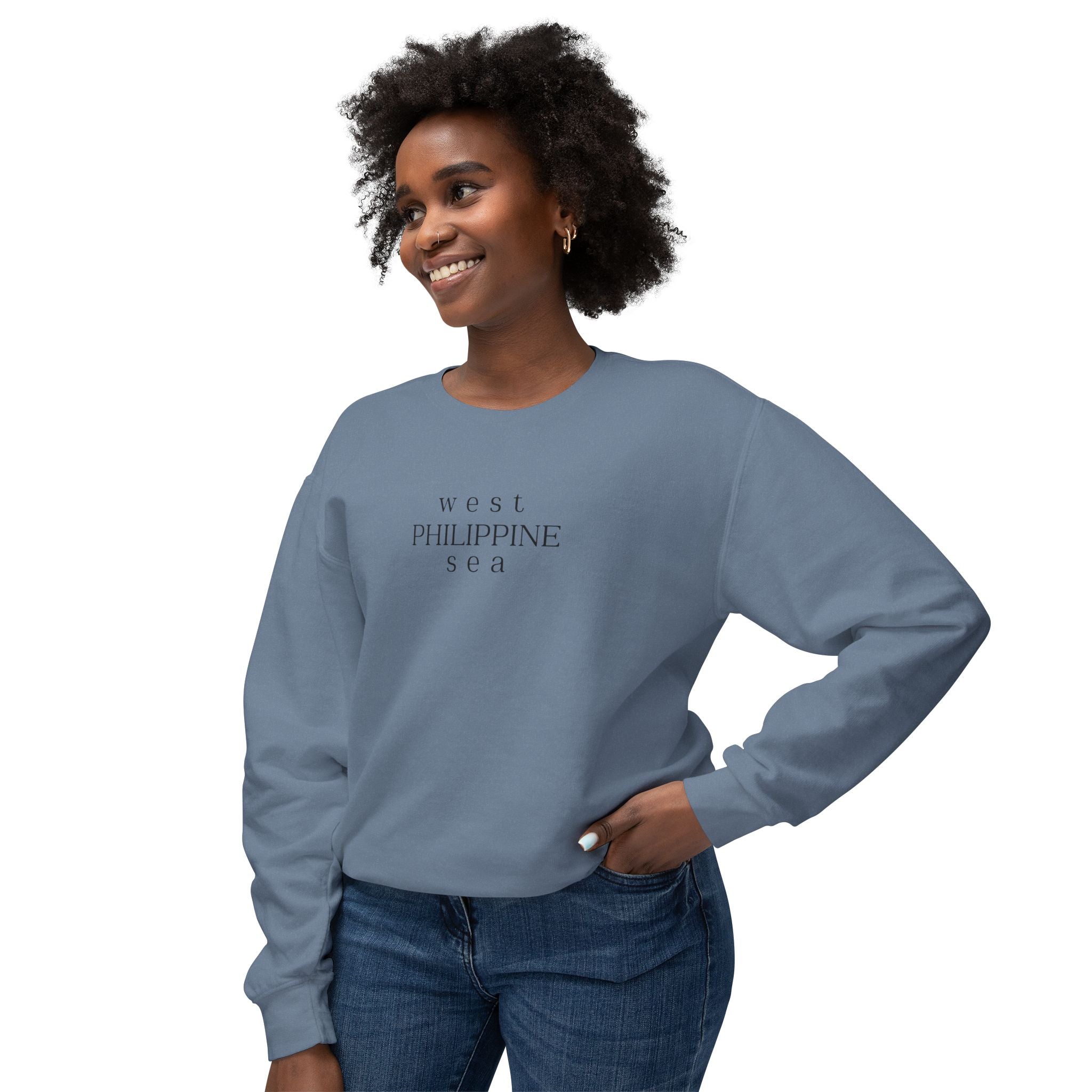 West Philippine Sea, Lightweight Crewneck Sweatshirt, Unisex