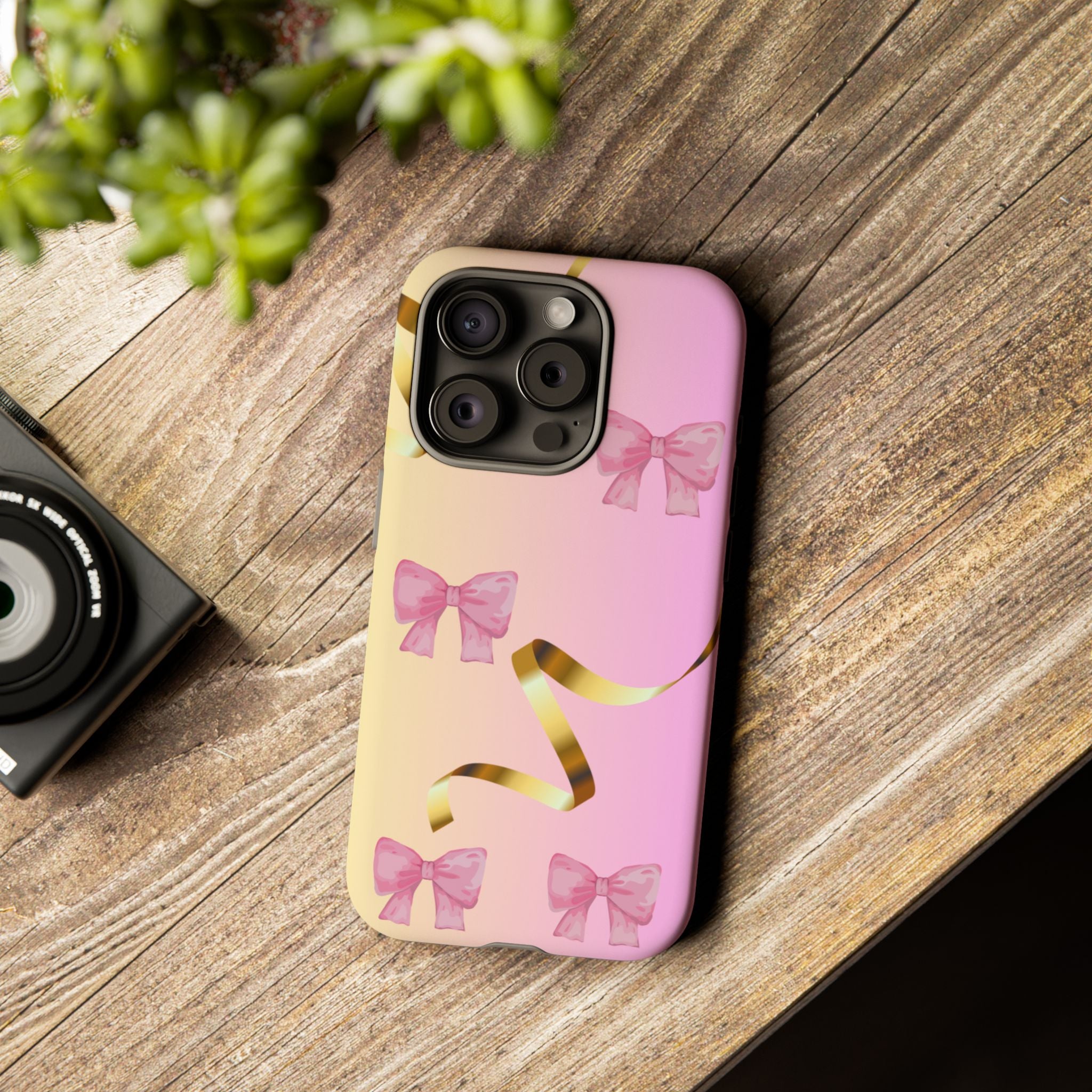 Pink Ribbon Phone Case for Iphone and Android