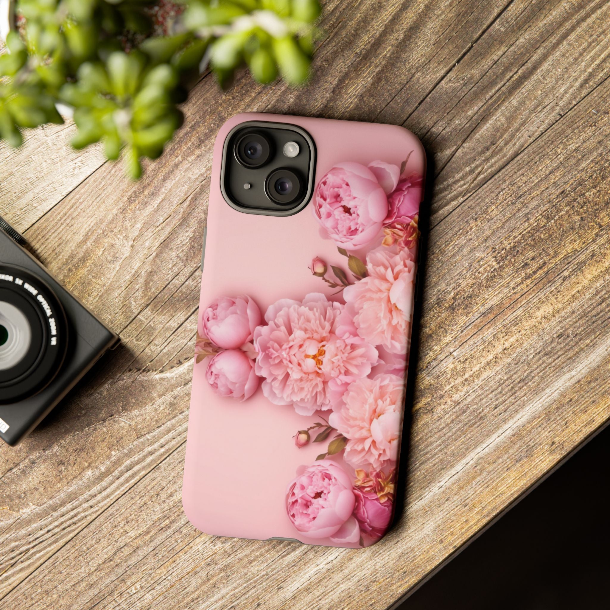 Pink Peony Phone Cases for Iphone and Android