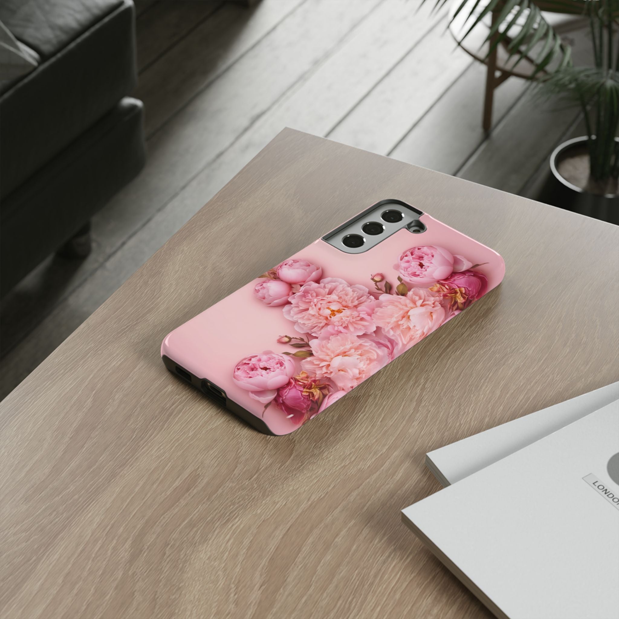 Pink Peony Phone Cases for Iphone and Android