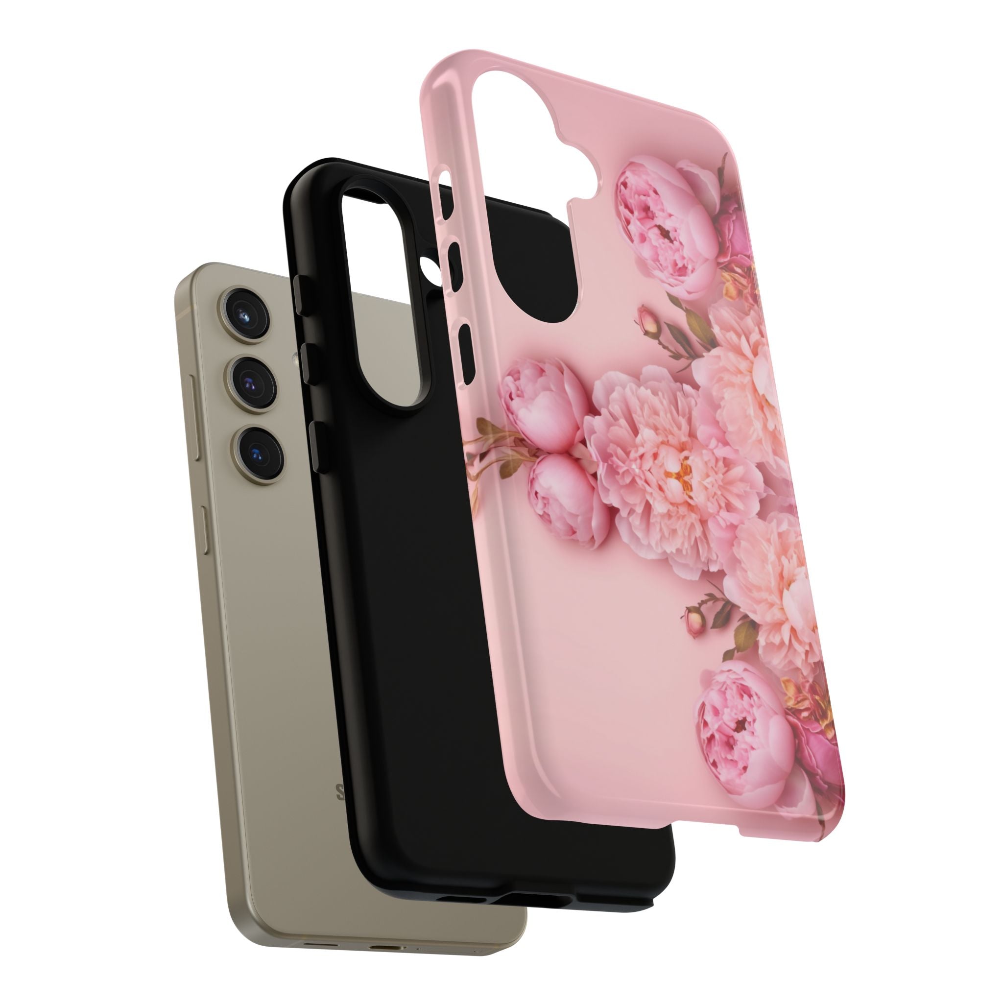 Pink Peony Phone Cases for Iphone and Android