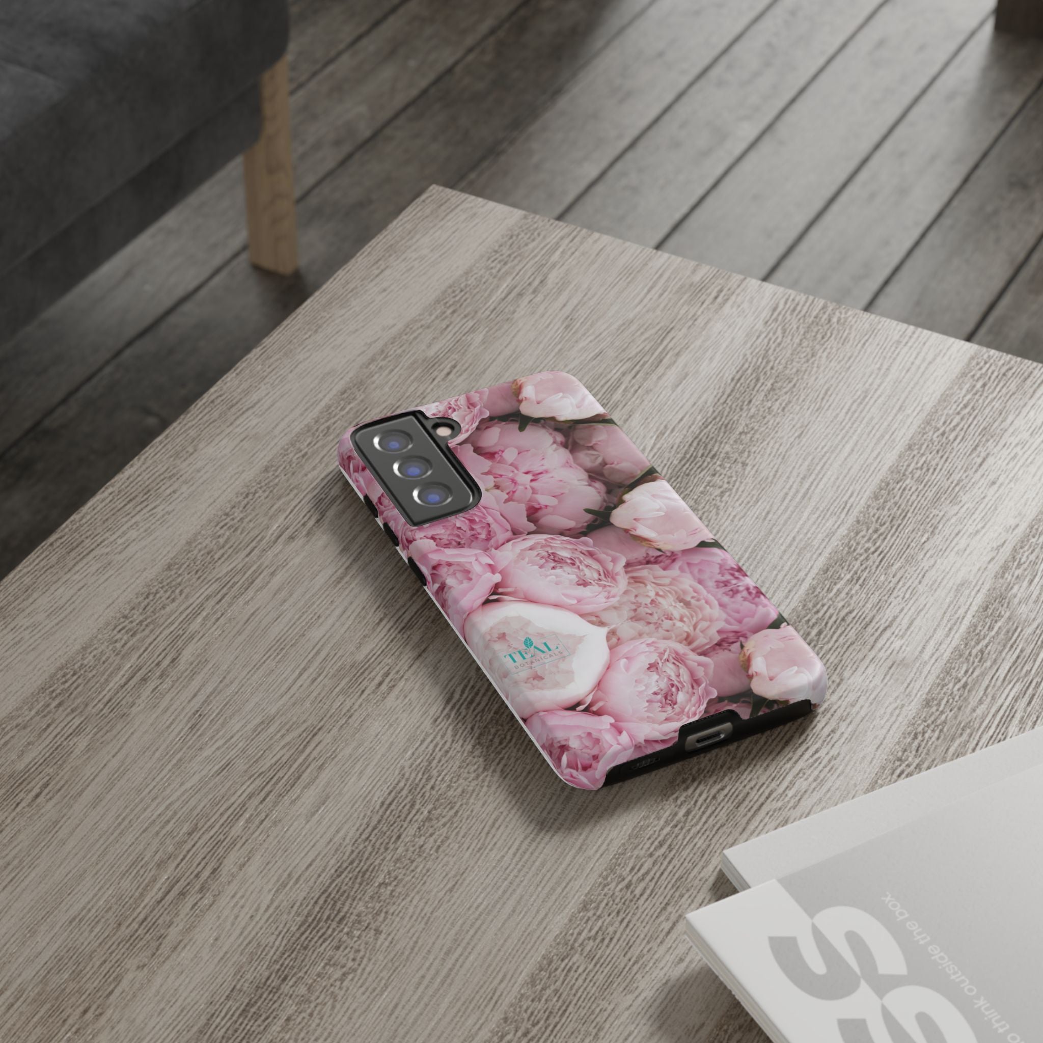Pink Peonies Bouquet Phone Case Iphone and Android