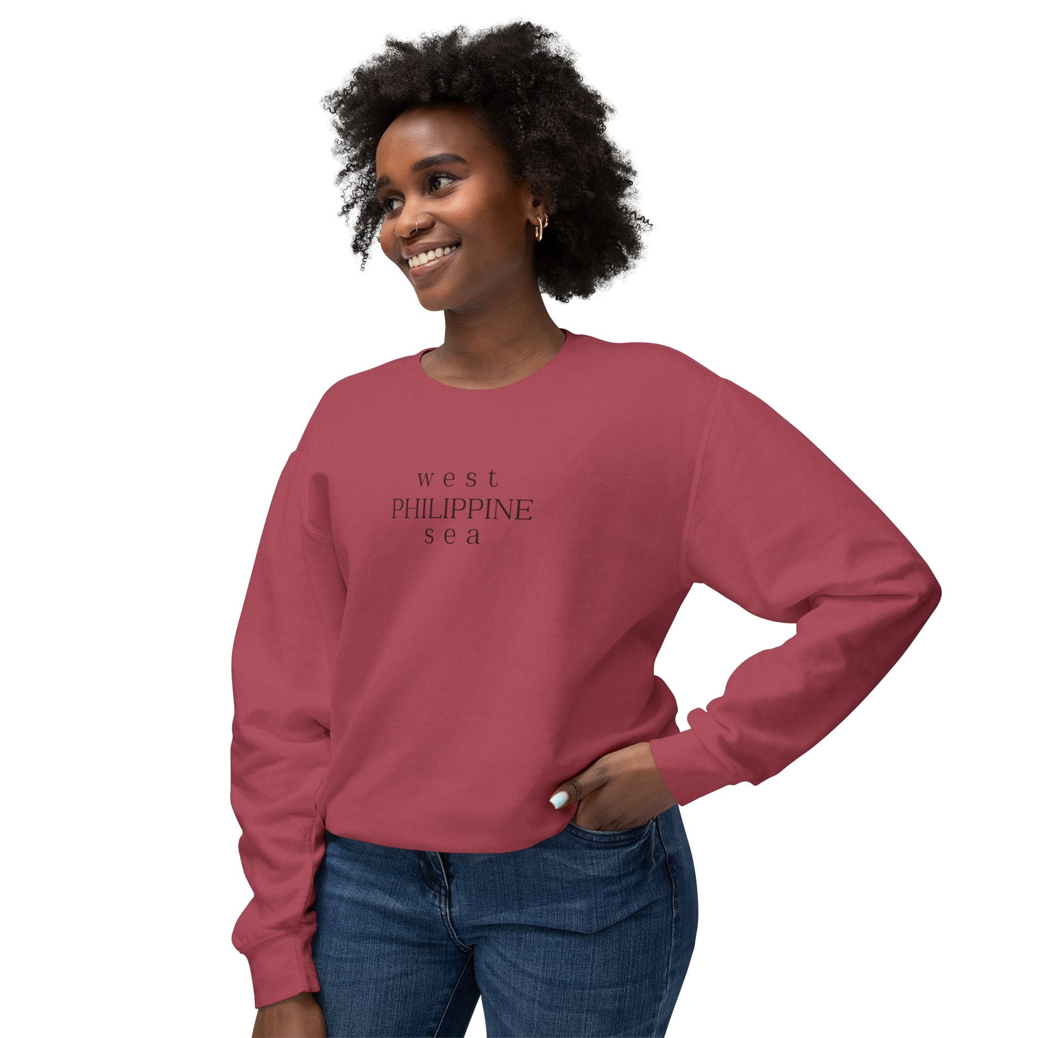 West Philippine Sea, Lightweight Crewneck Sweatshirt, Unisex