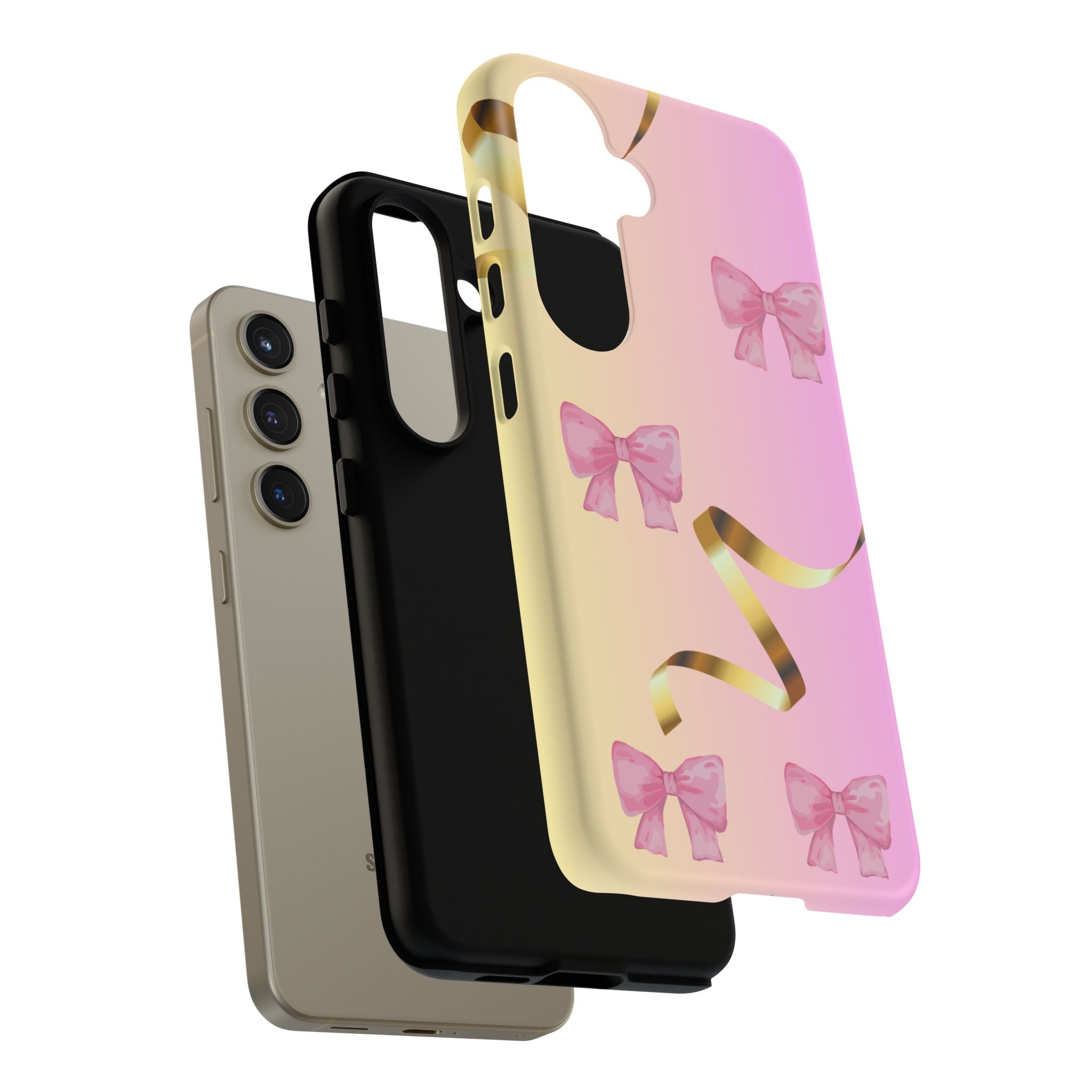 Pink Ribbon Phone Case for Iphone and Android