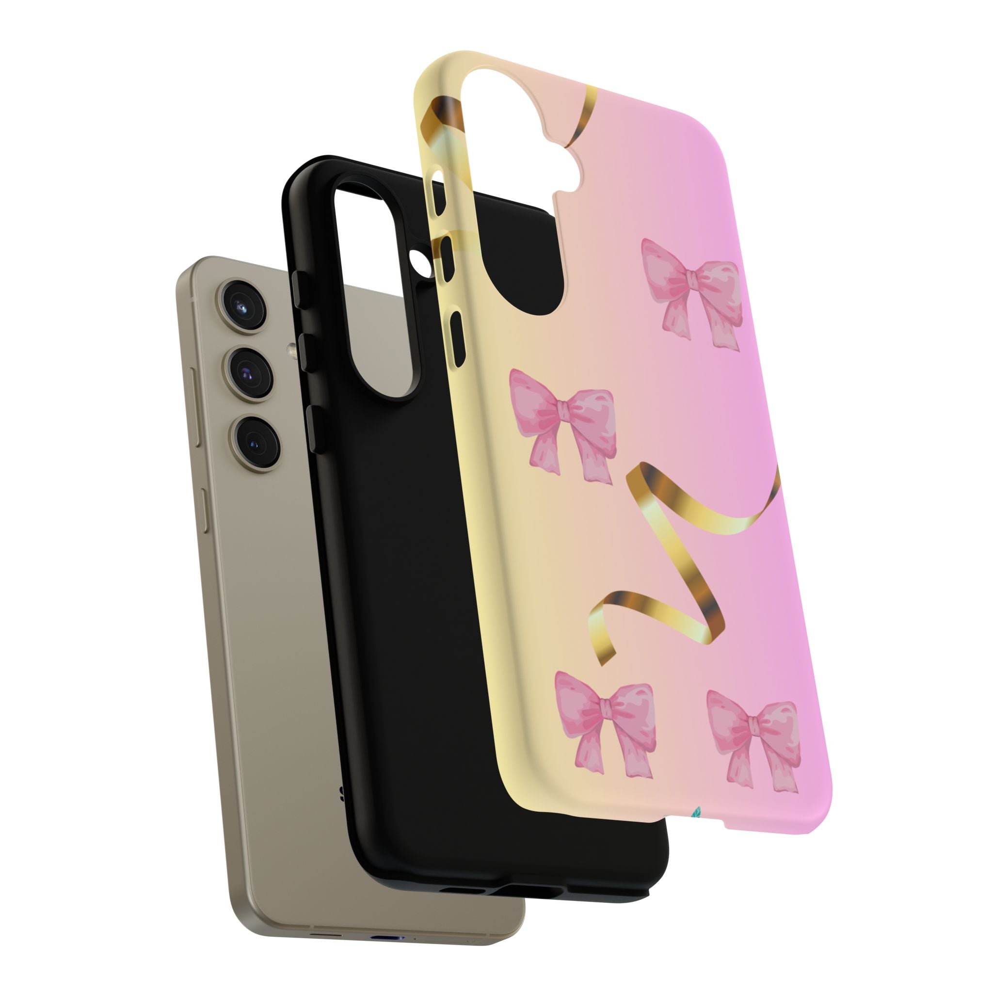 Pink Ribbon Phone Case for Iphone and Android