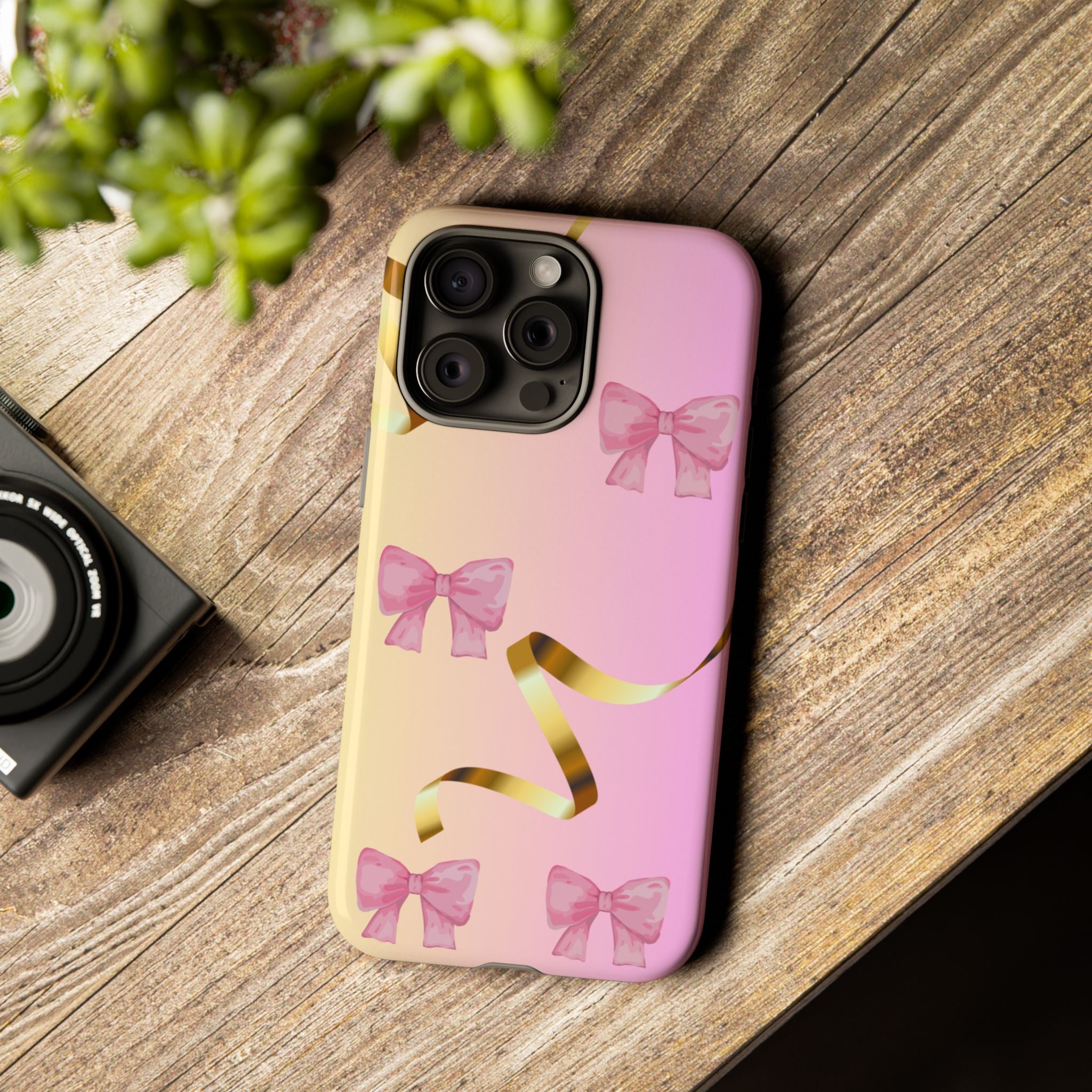Pink Ribbon Phone Case for Iphone and Android
