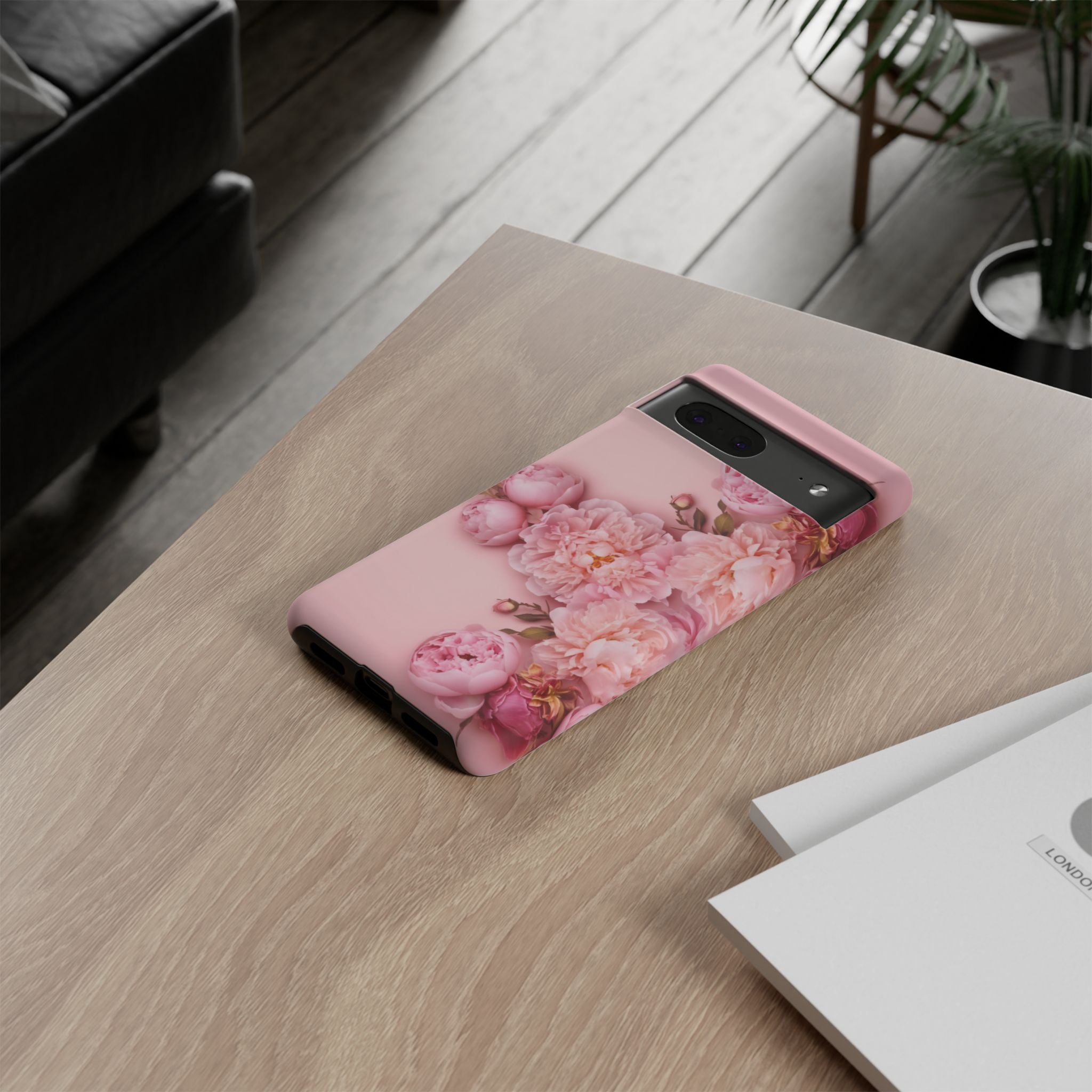 Pink Peony Phone Cases for Iphone and Android