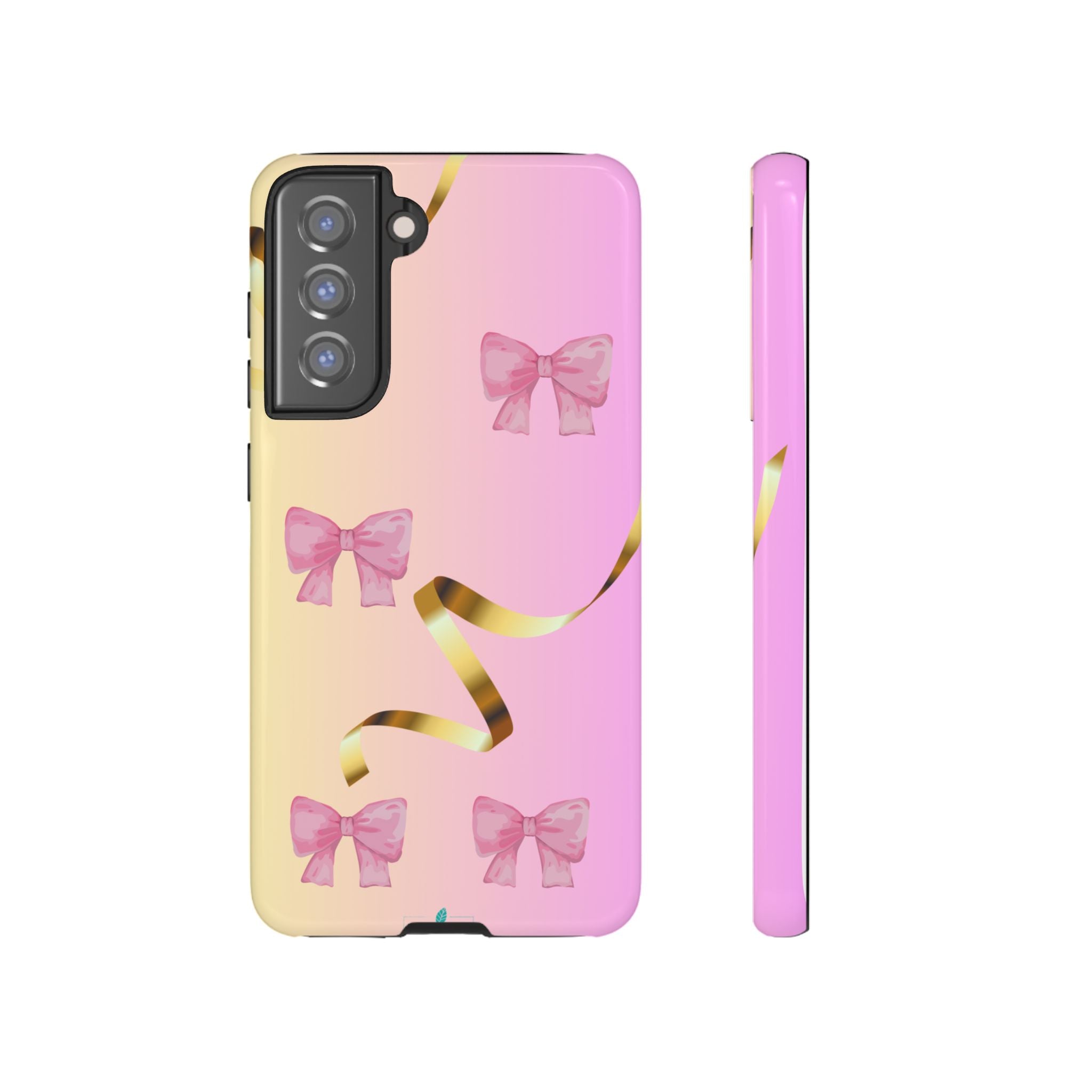 Pink Ribbon Phone Case for Iphone and Android