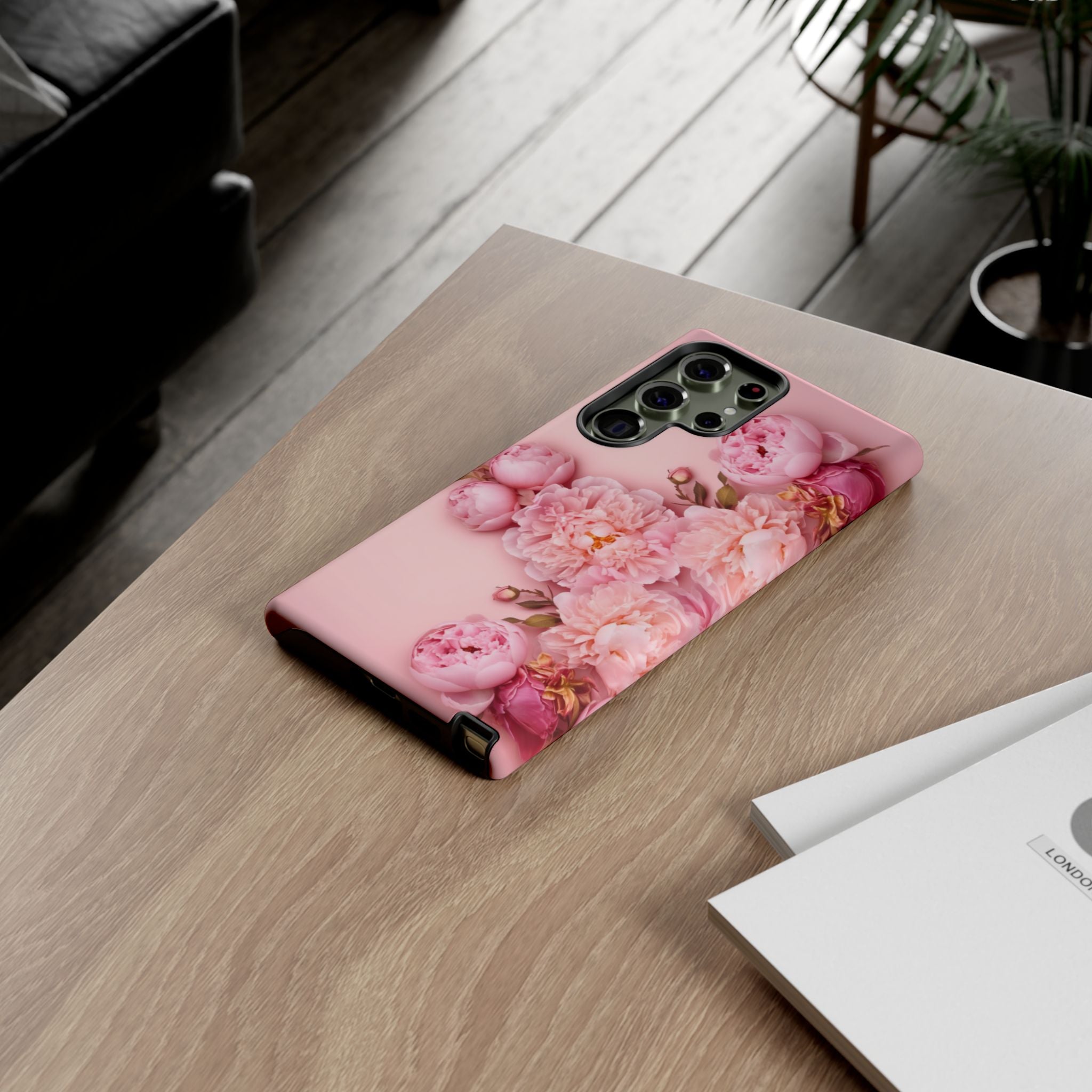 Pink Peony Phone Cases for Iphone and Android