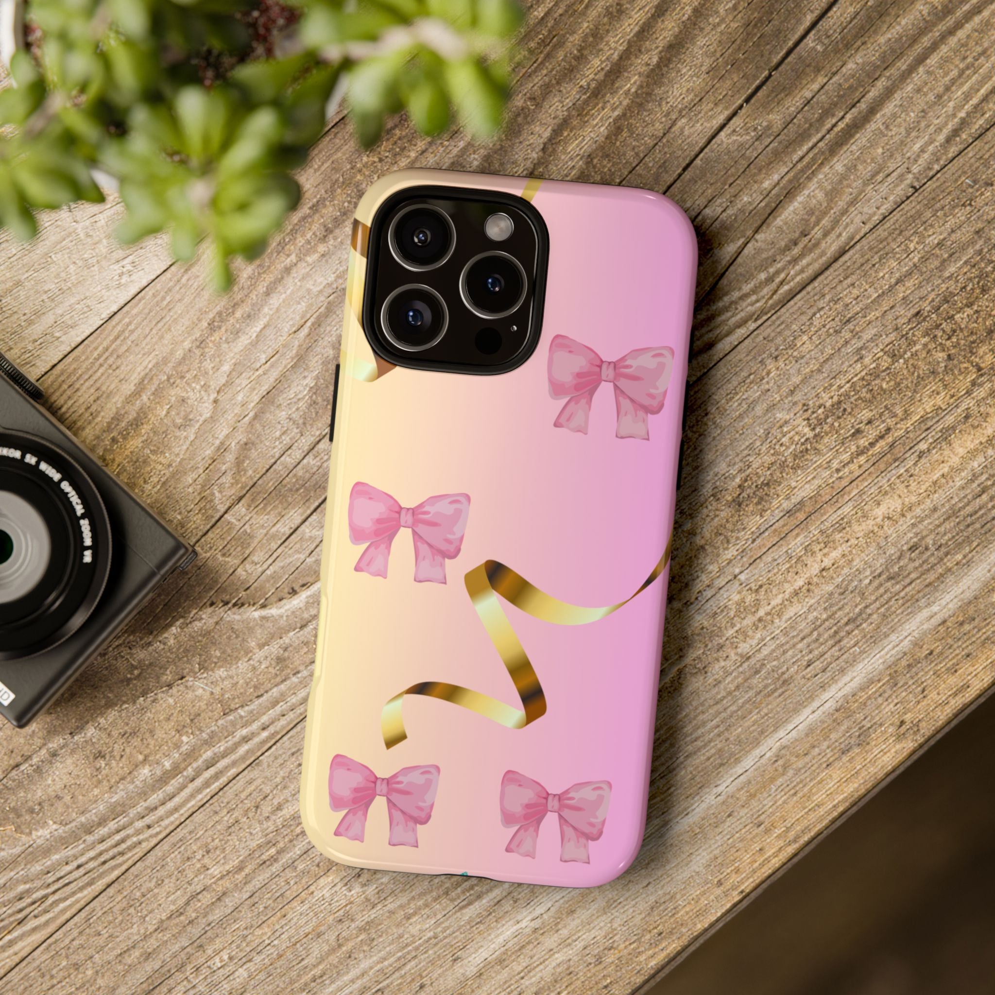 Pink Ribbon Phone Case for Iphone and Android