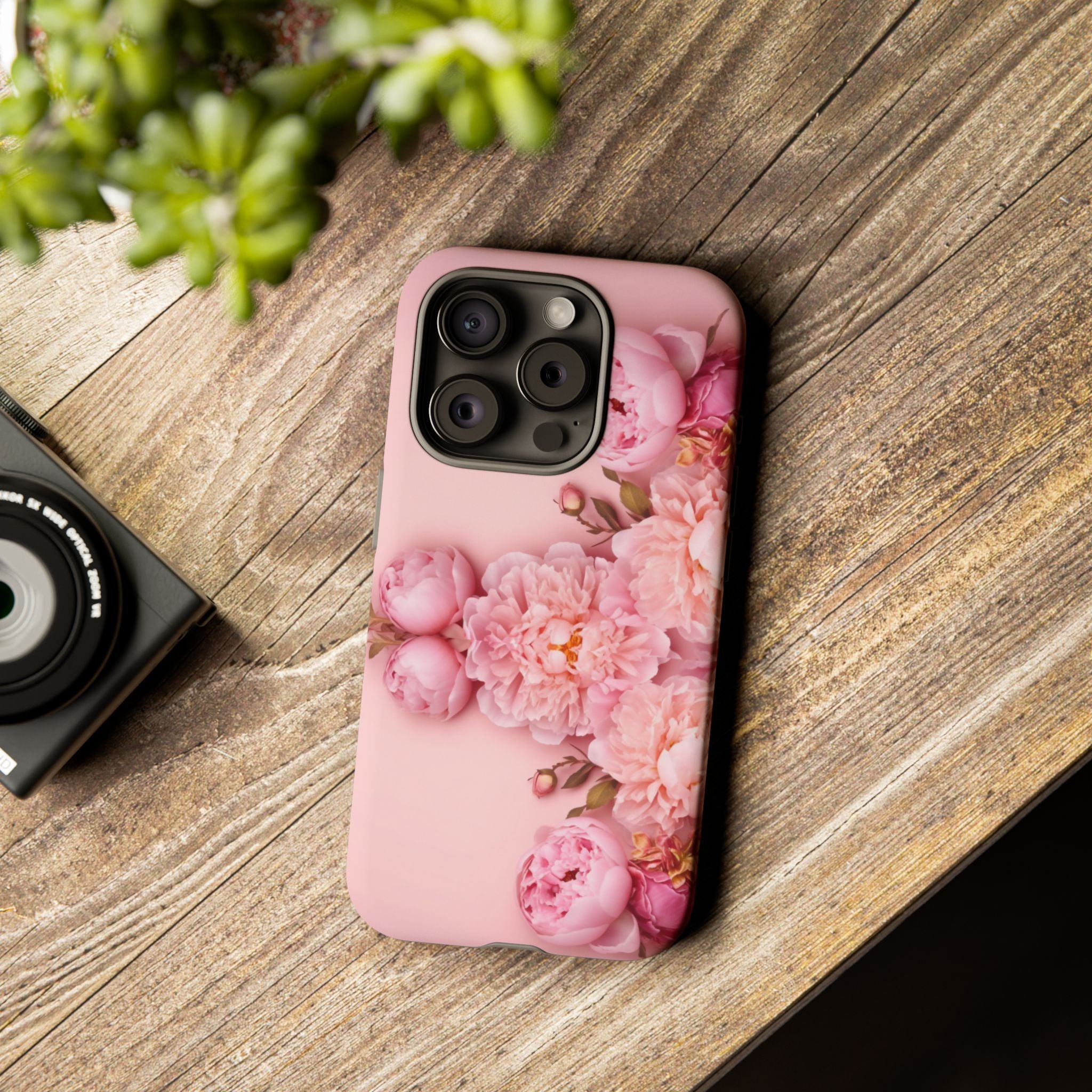 Pink Peony Phone Cases for Iphone and Android